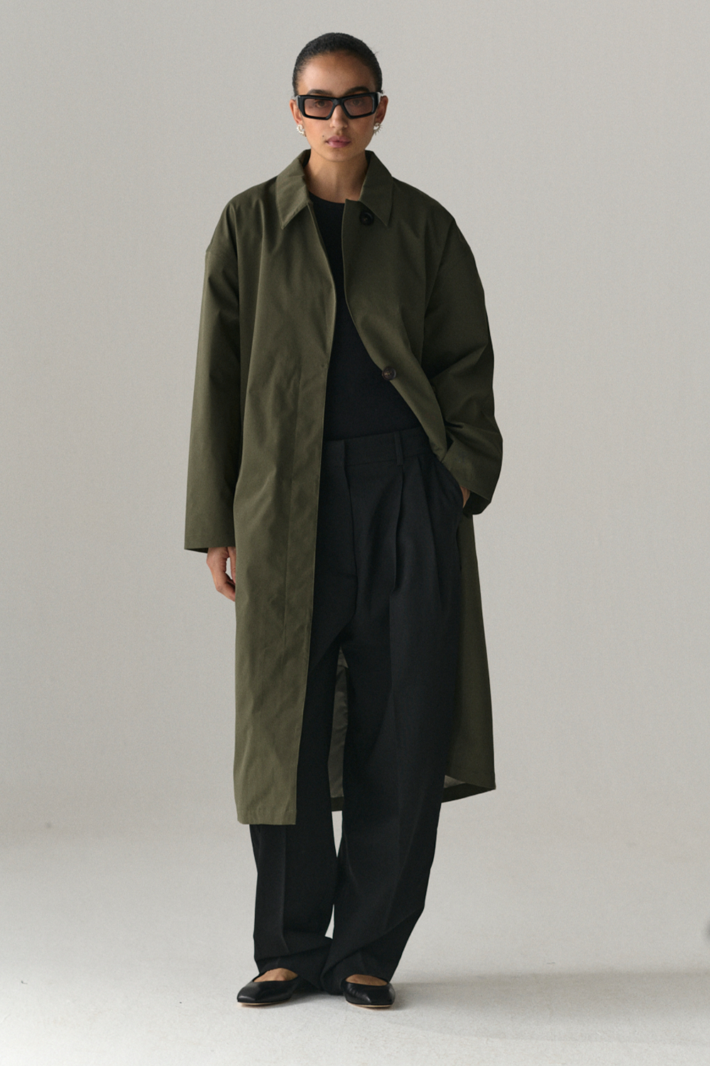 JANICE B SS25 WASHED FOREST