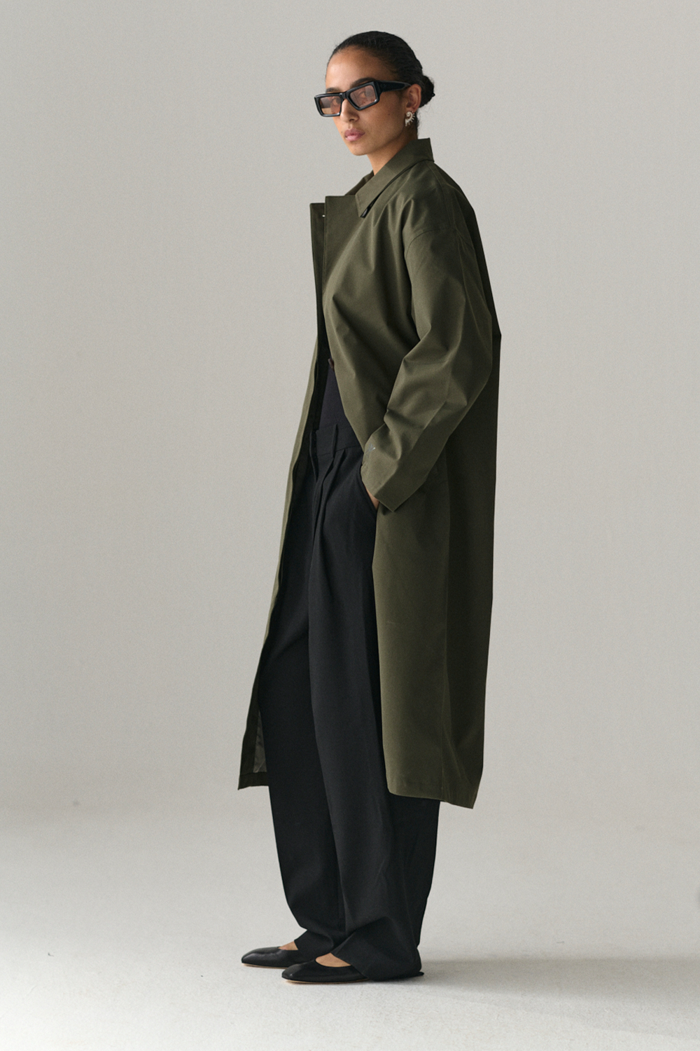 JANICE B SS25 WASHED FOREST