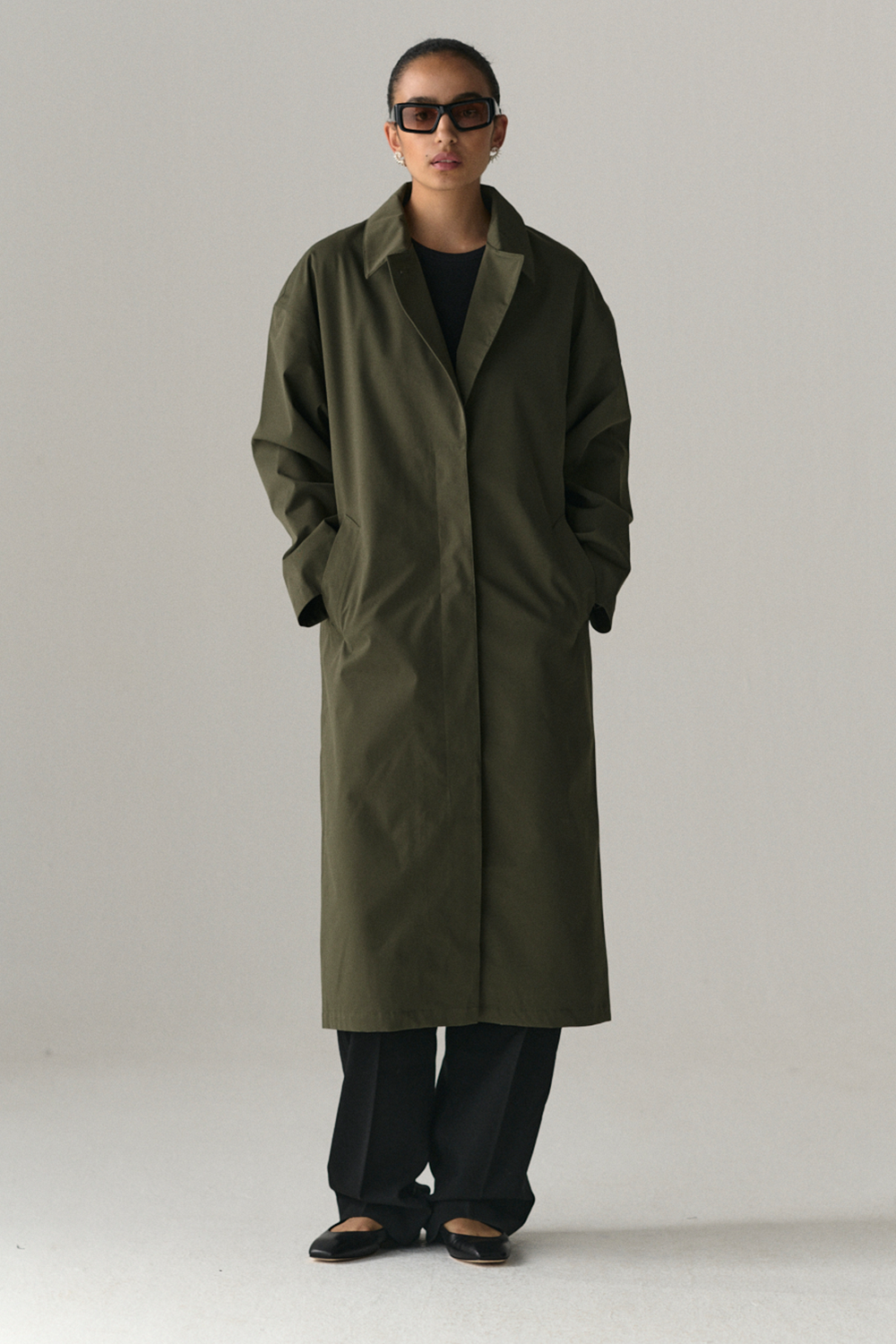 JANICE B SS25 WASHED FOREST