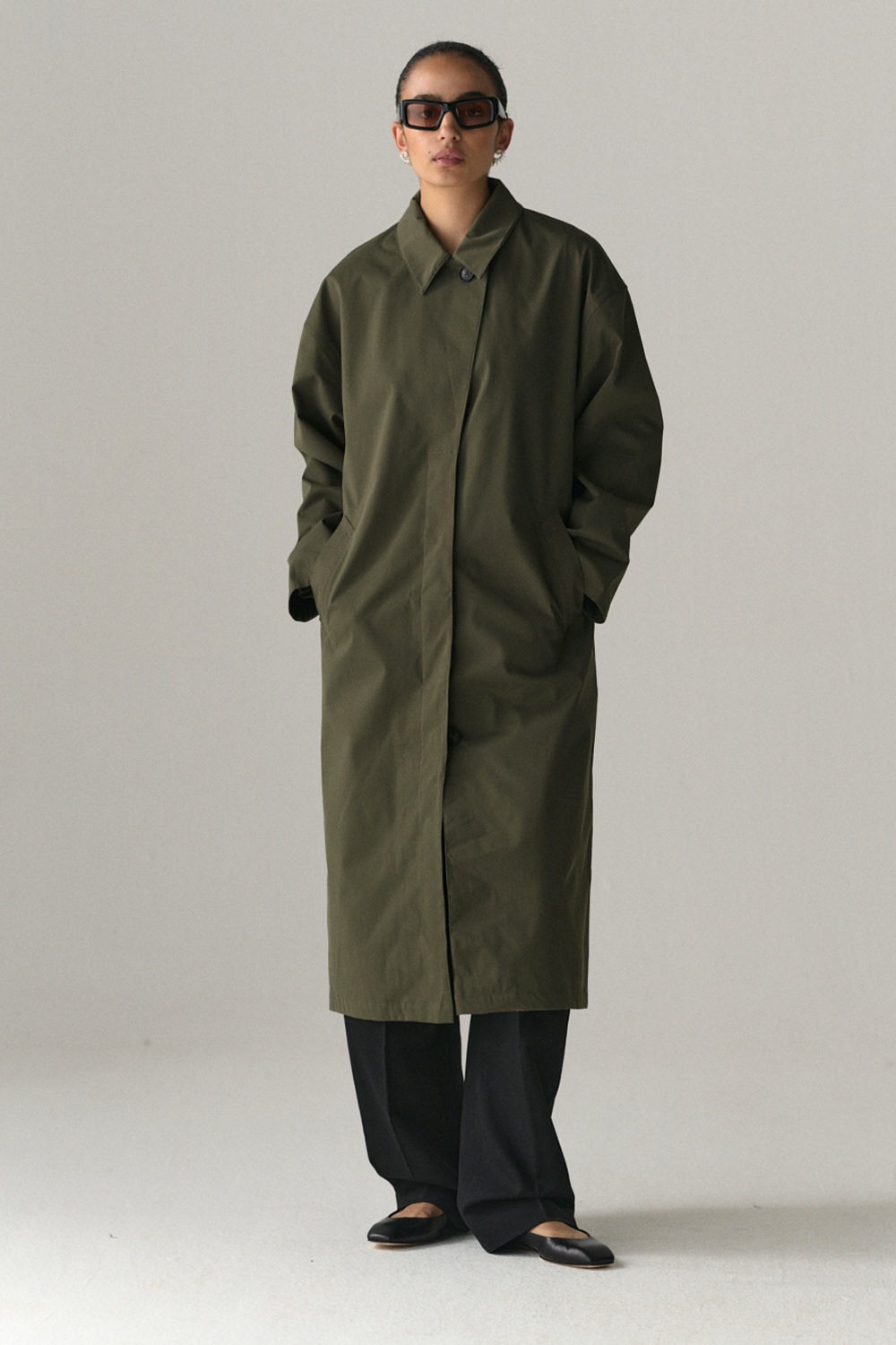 JANICE B SS25 WASHED FOREST