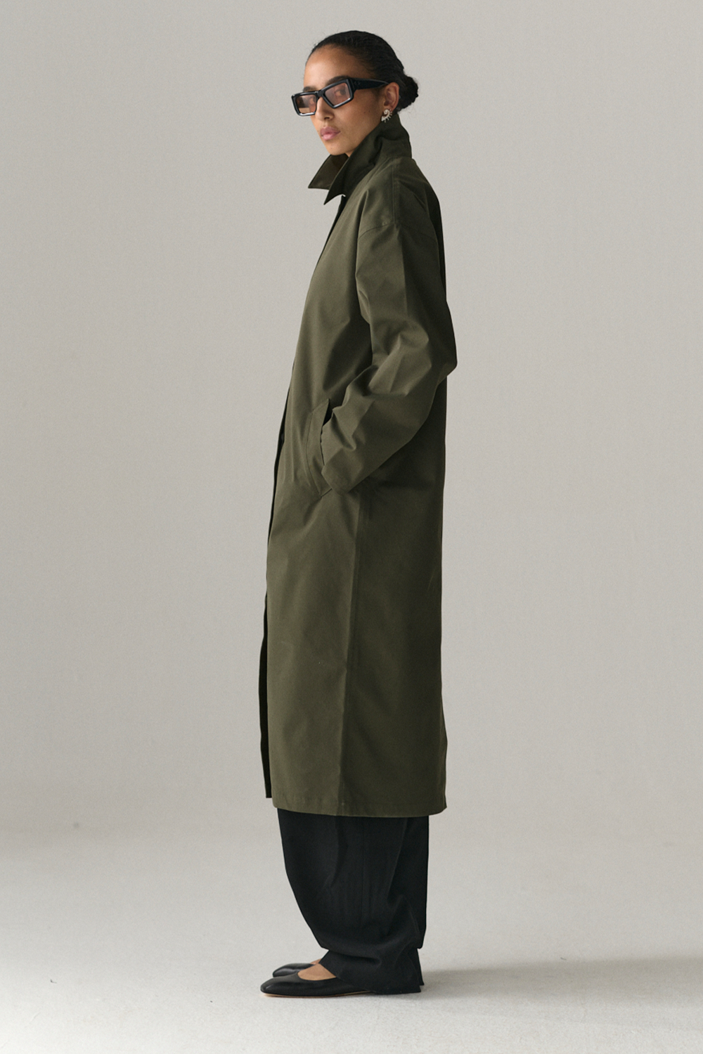 JANICE B SS25 WASHED FOREST