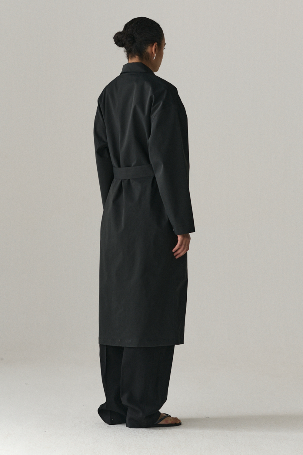 RACHEL G STRETCH TWILL SS25 WASHED BLACK