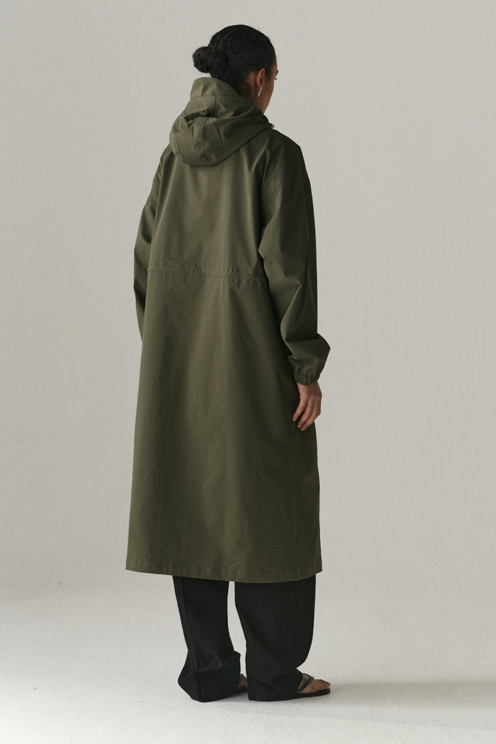 ROOMY LONG TUBE TWILL SS25 WASHED FOREST