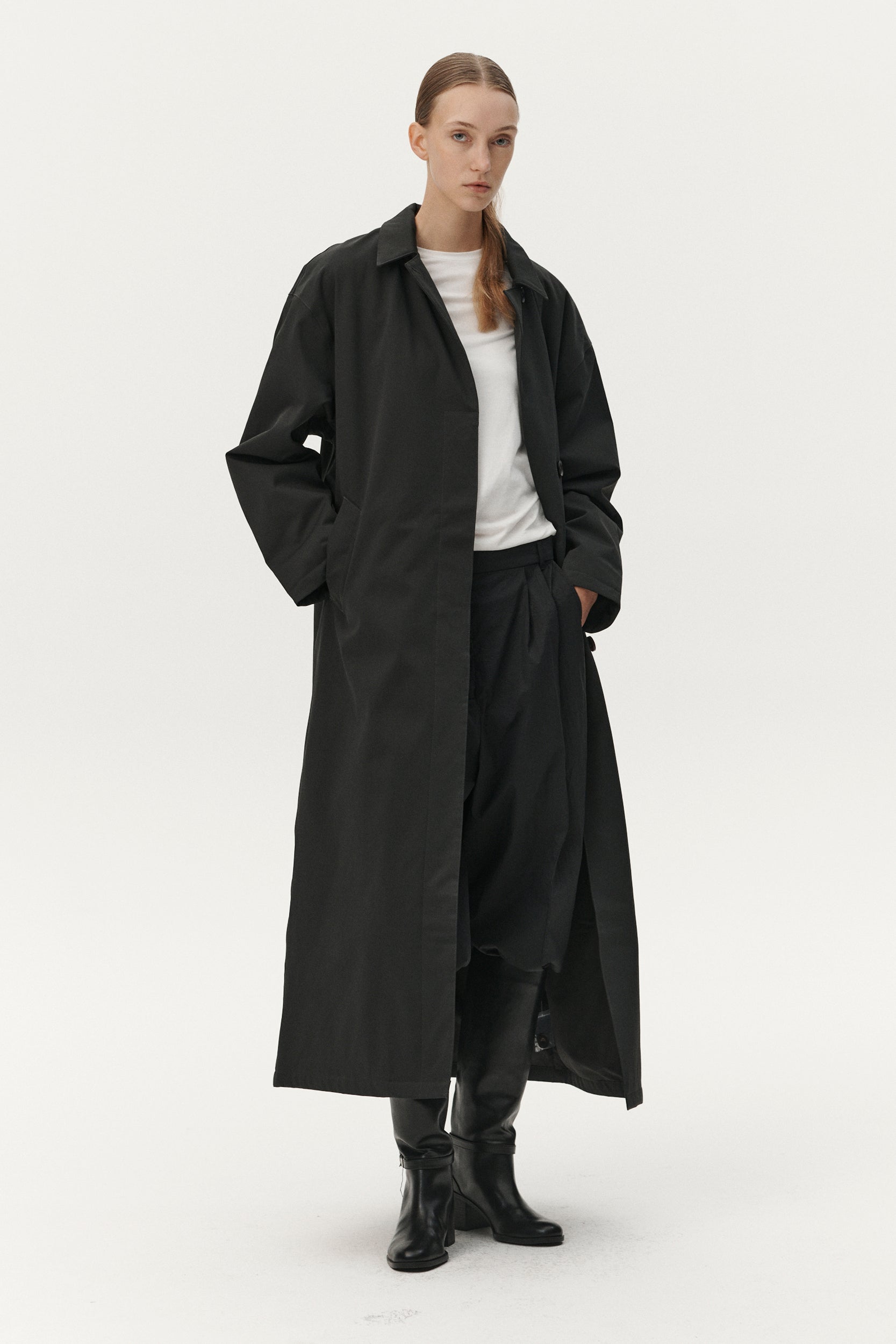 JANICE B LONG NIN SPIN AW25 WASHED BLACK