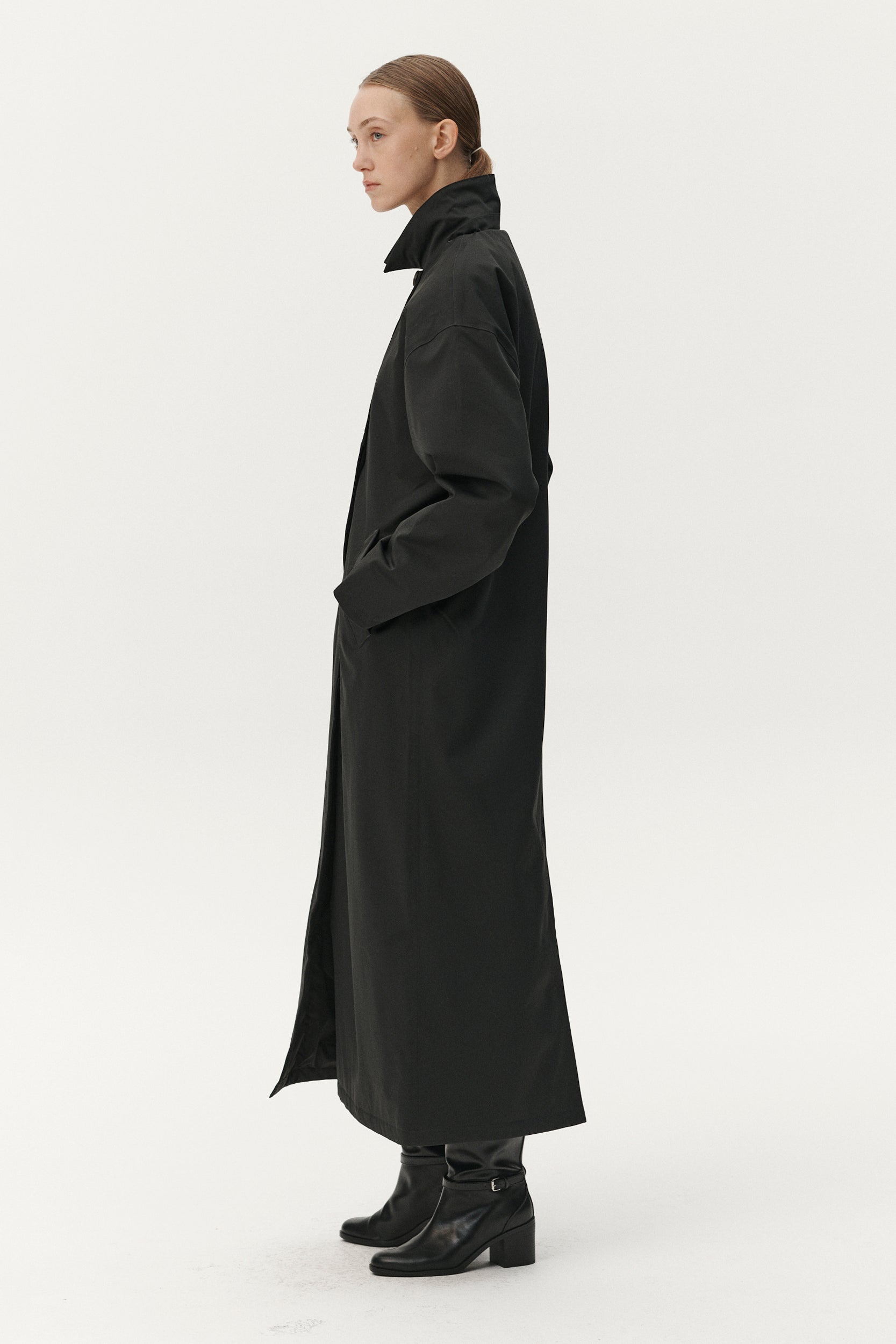JANICE B LONG NIN SPIN AW25 WASHED BLACK