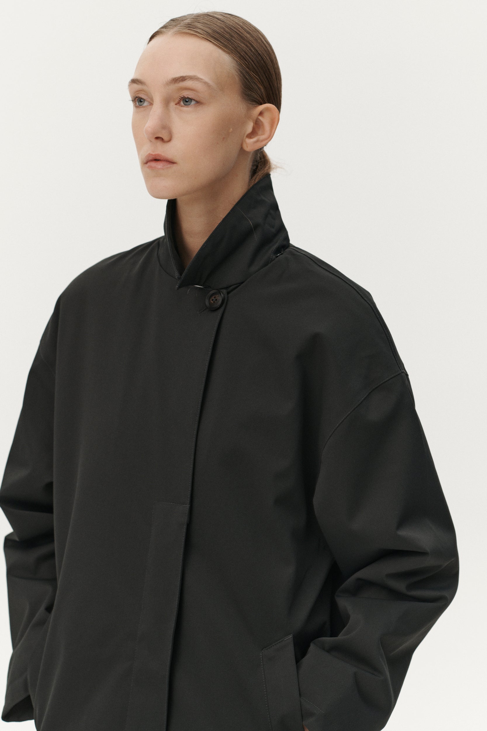 JANICE B LONG NIN SPIN AW25 WASHED BLACK