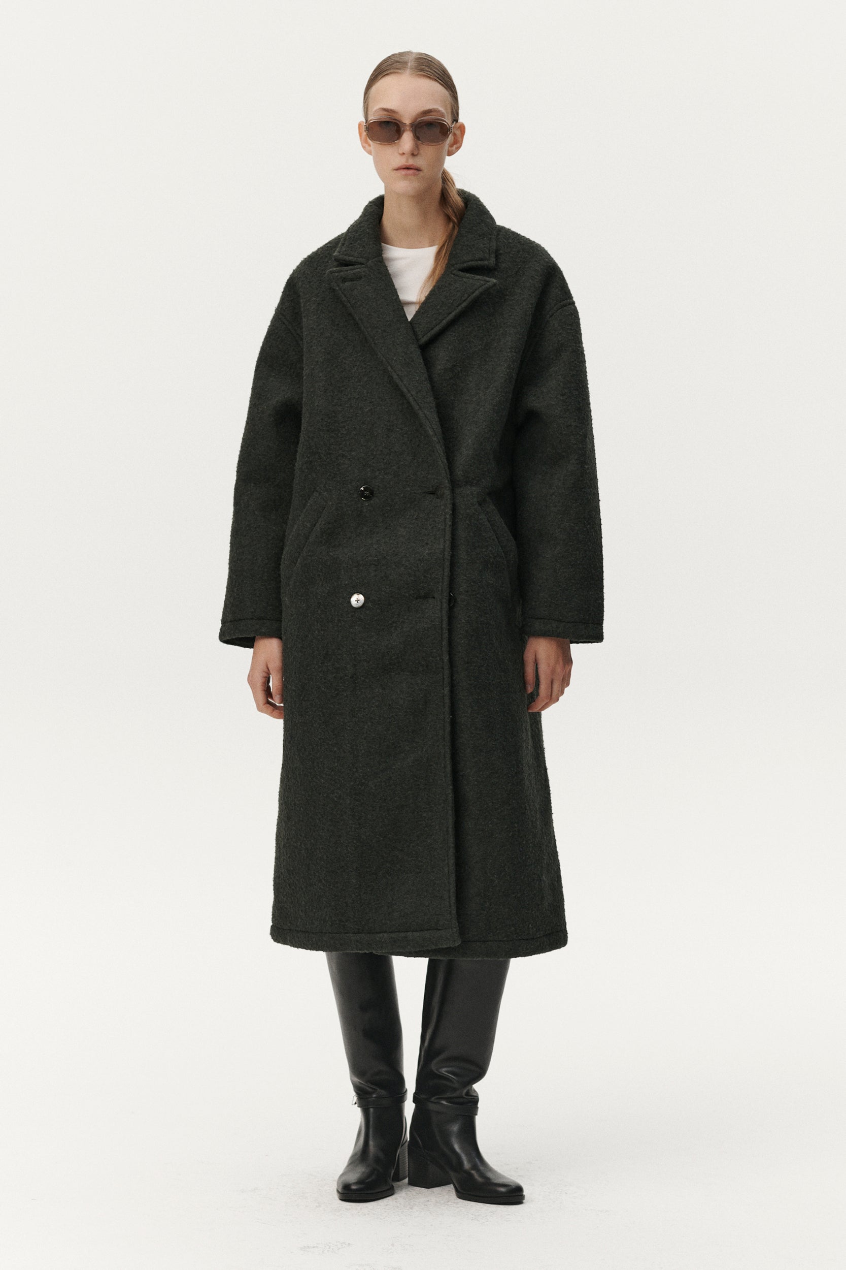BB OVERCOAT AW25 GREEN