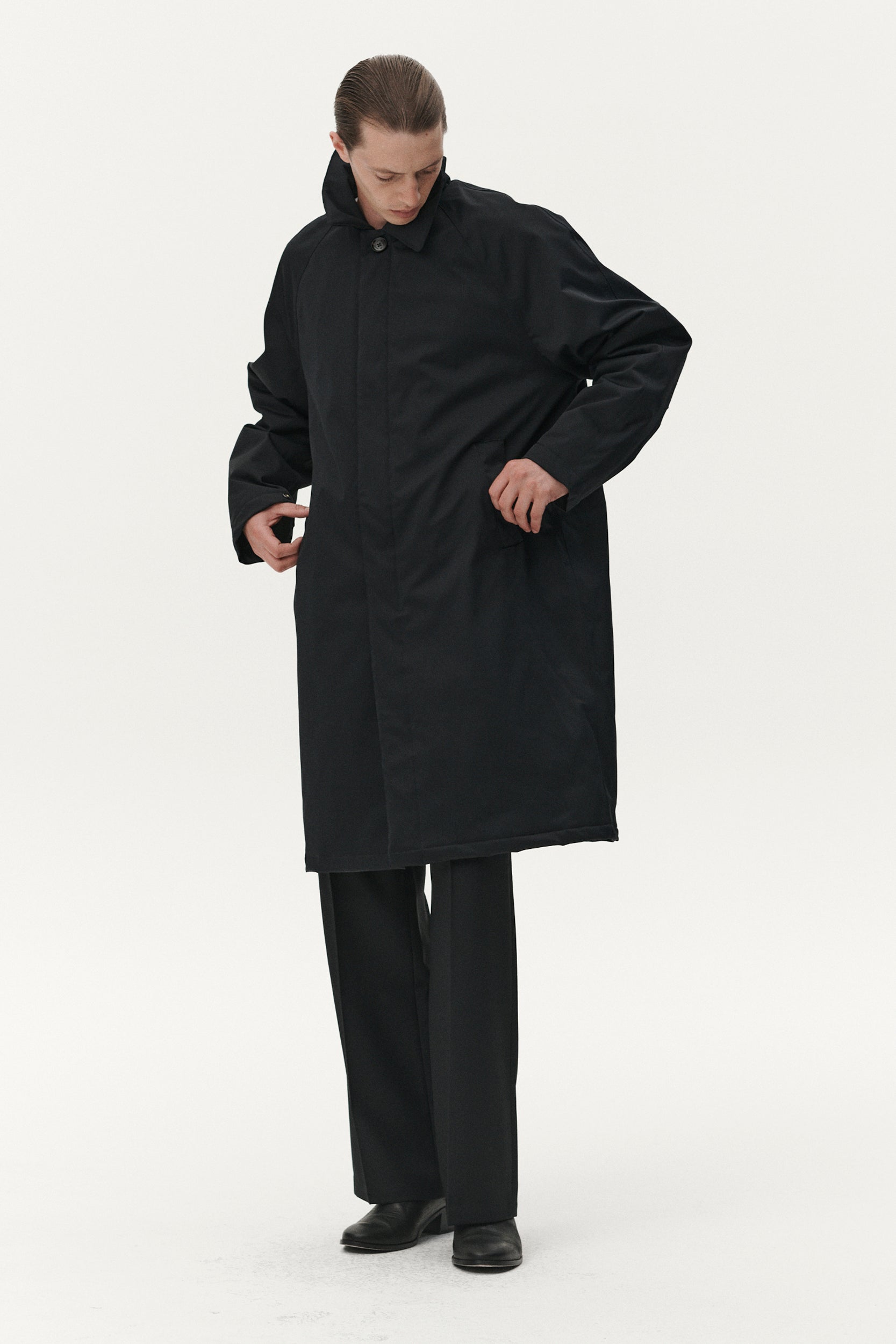 JOBA CARCOAT NIN SPIN AW25 BLACK