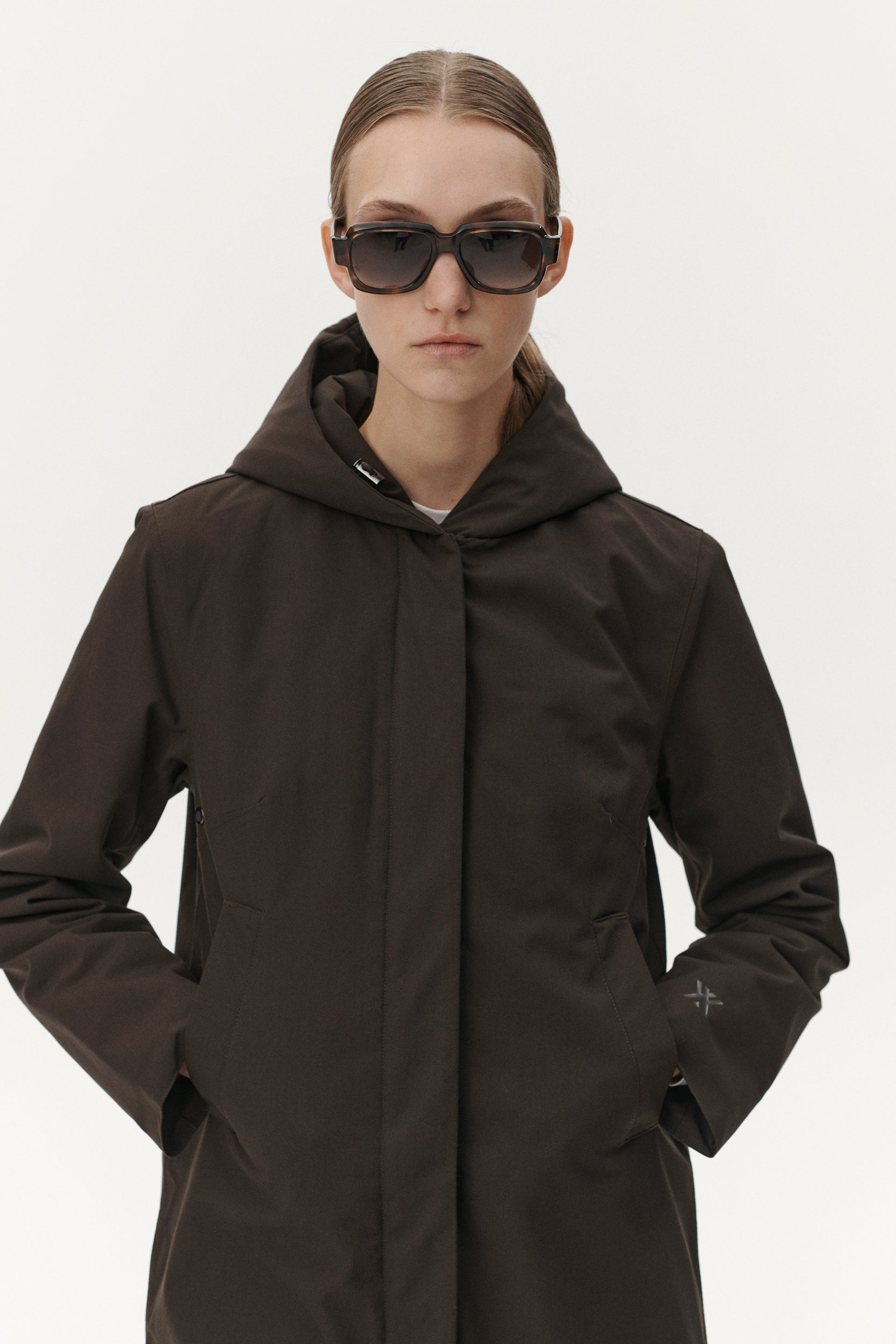 NOT SO LONG TUBE POLYRAYON AW25 CHESTNUT