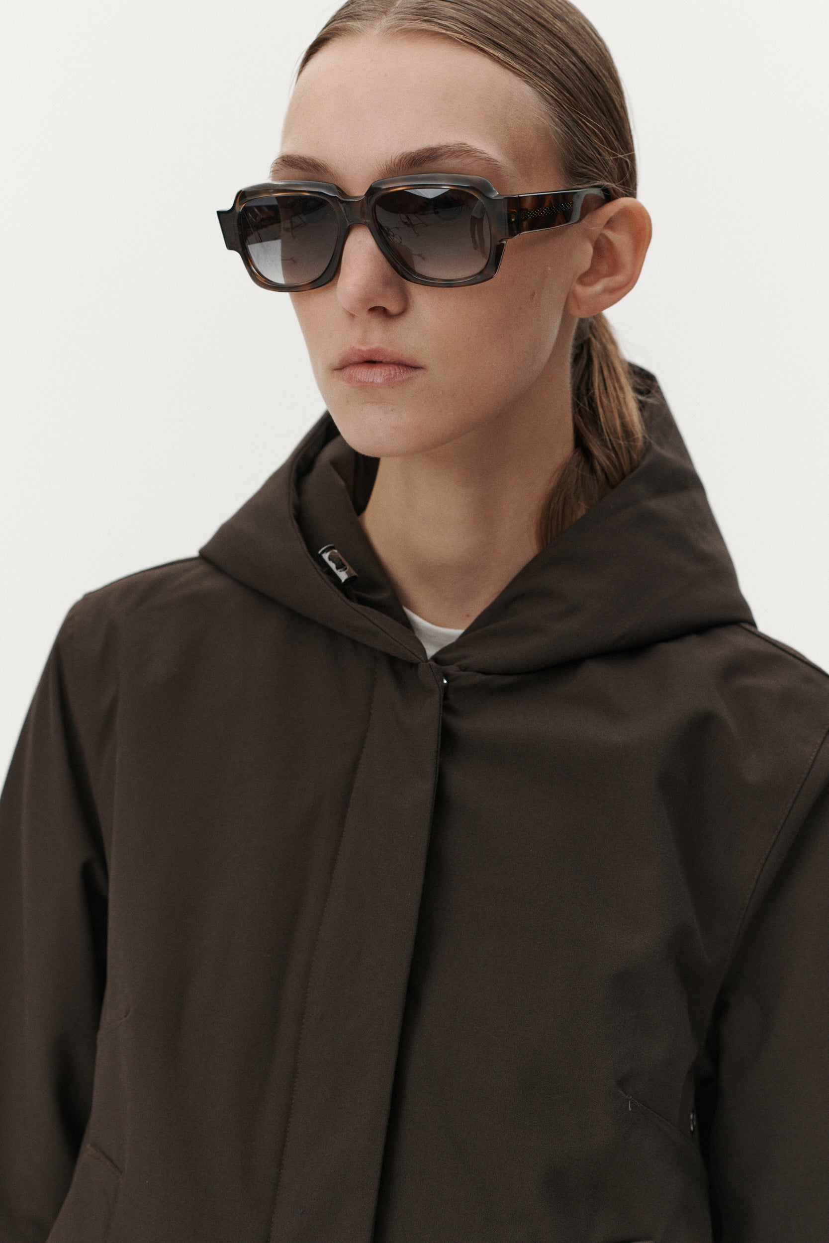 NOT SO LONG TUBE POLYRAYON AW25 CHESTNUT