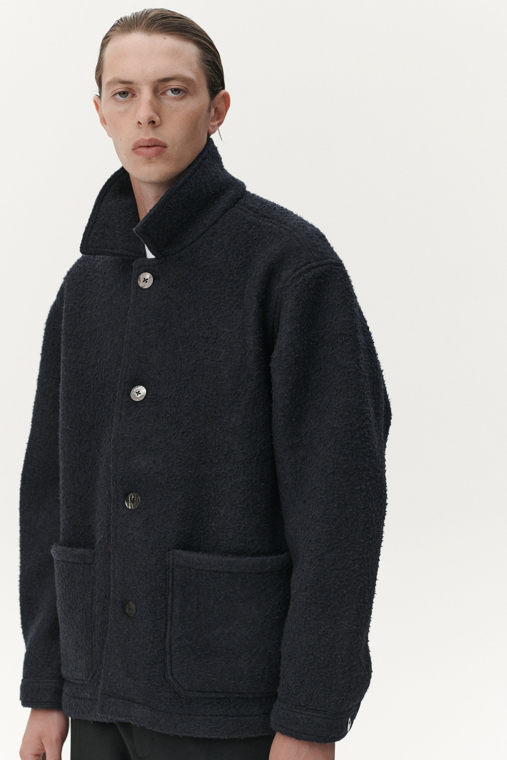 O SHIRT BOILED AW25 NAVY