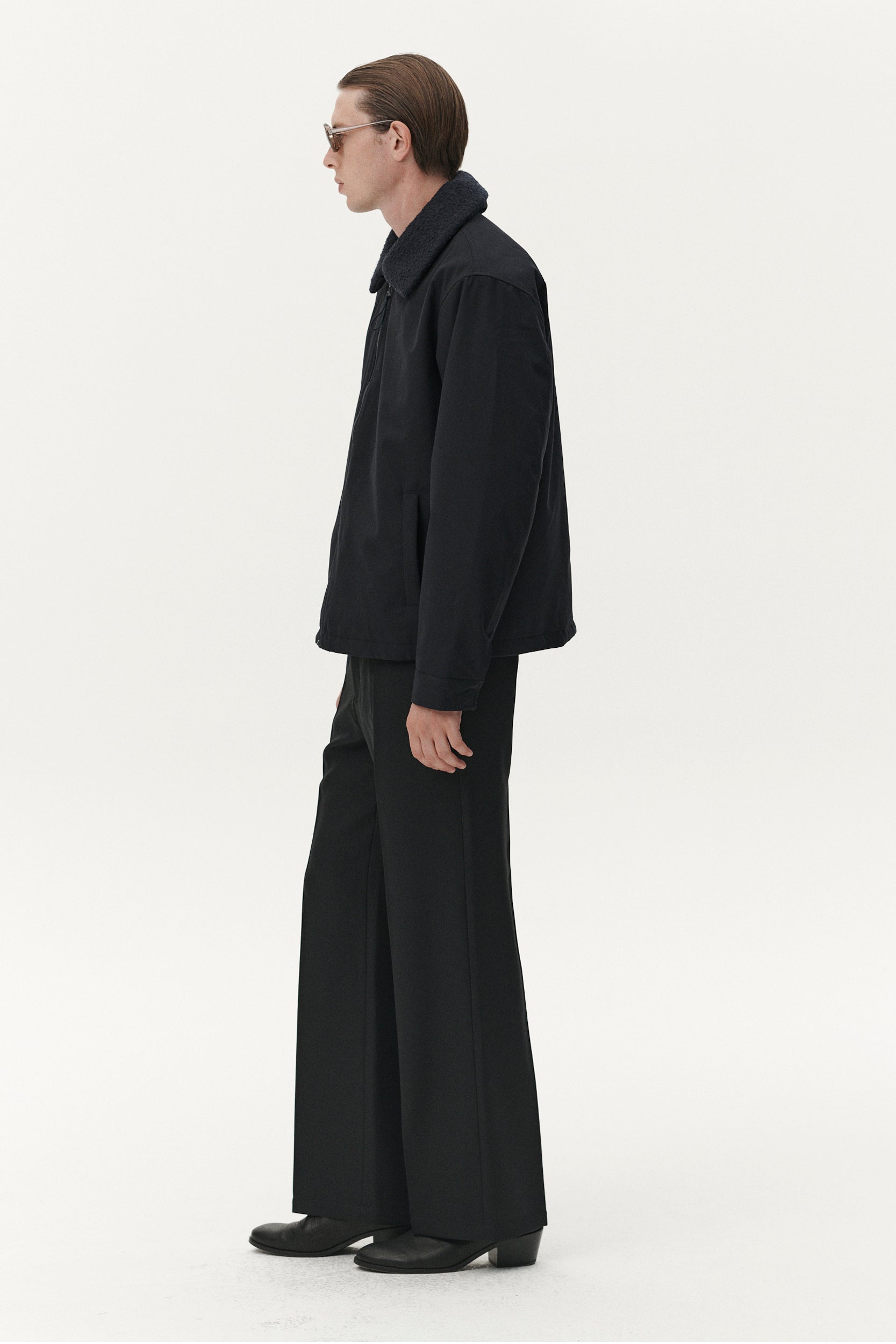 ZIP UP POLY AW25 NAVY