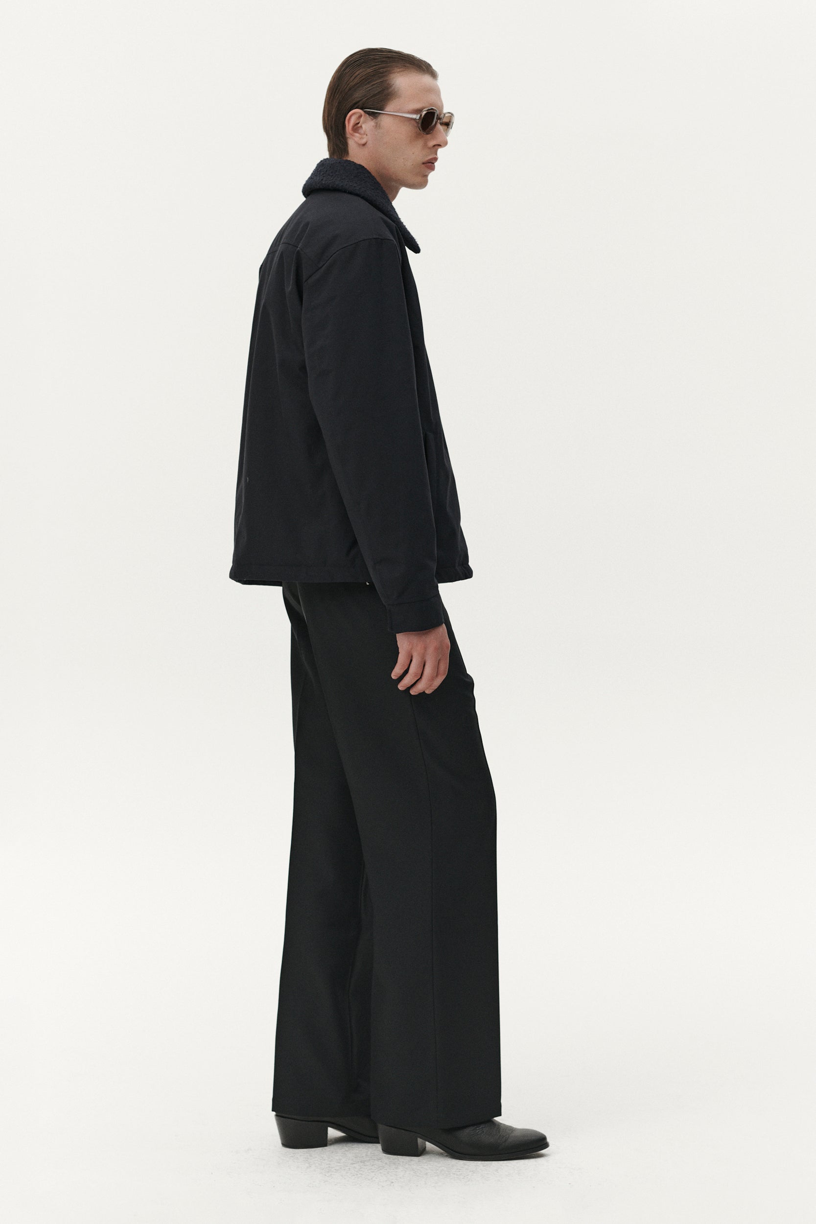 ZIP UP POLY AW25 NAVY