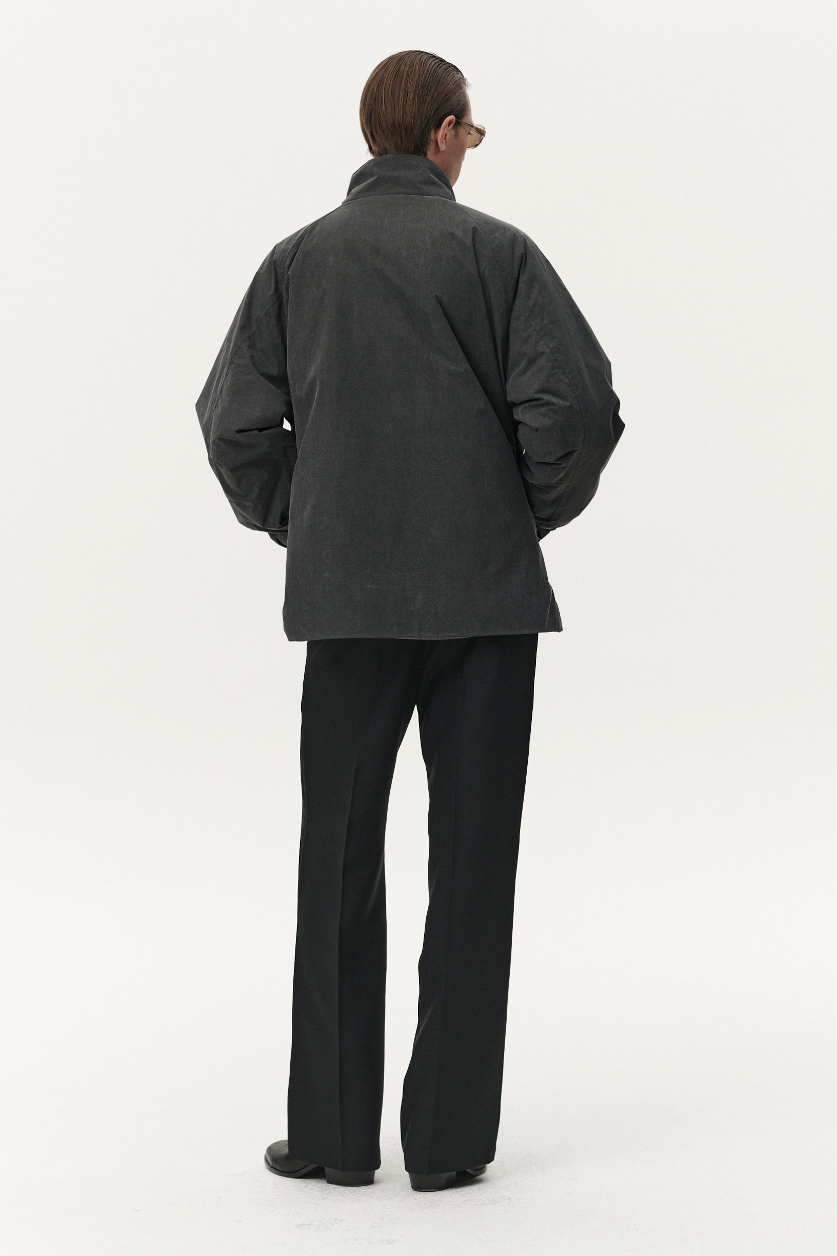 SHORT COACH WASHED AW25 WASHED BLACK