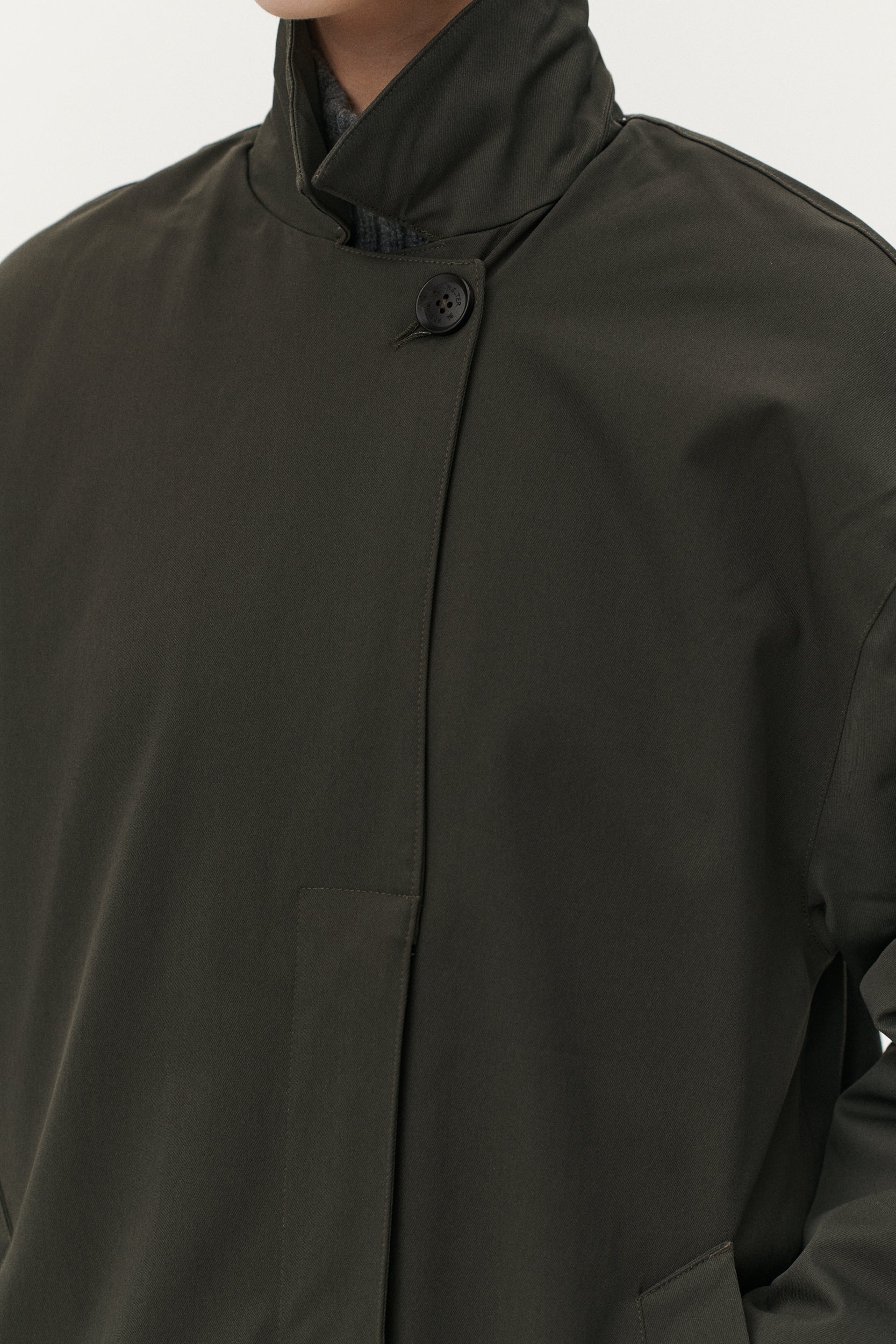 JANICE B LONG NIN SPIN AW25 DARK MOSS