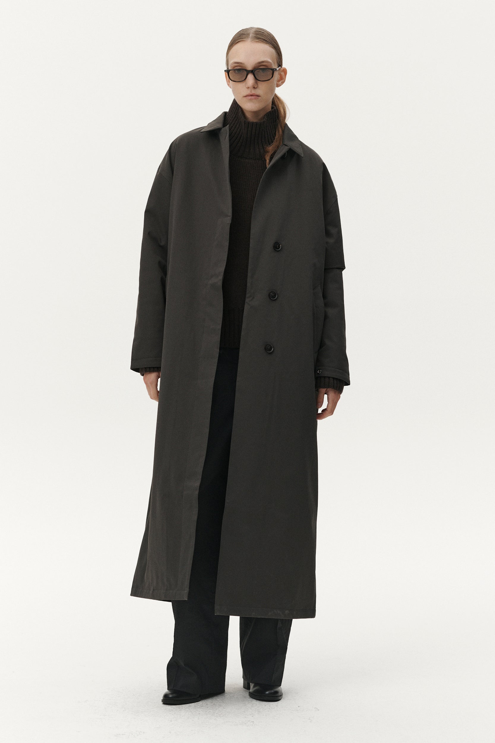 JANICE B LONG NIN SPIN AW25 FADED COFFEE