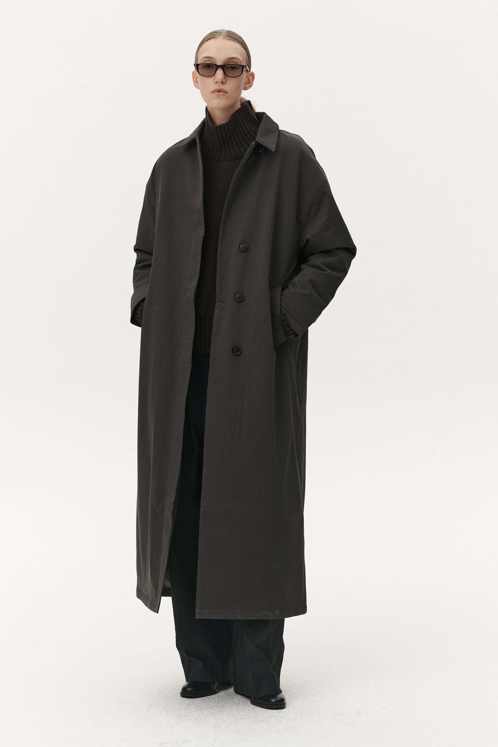 JANICE B LONG NIN SPIN AW25 FADED COFFEE