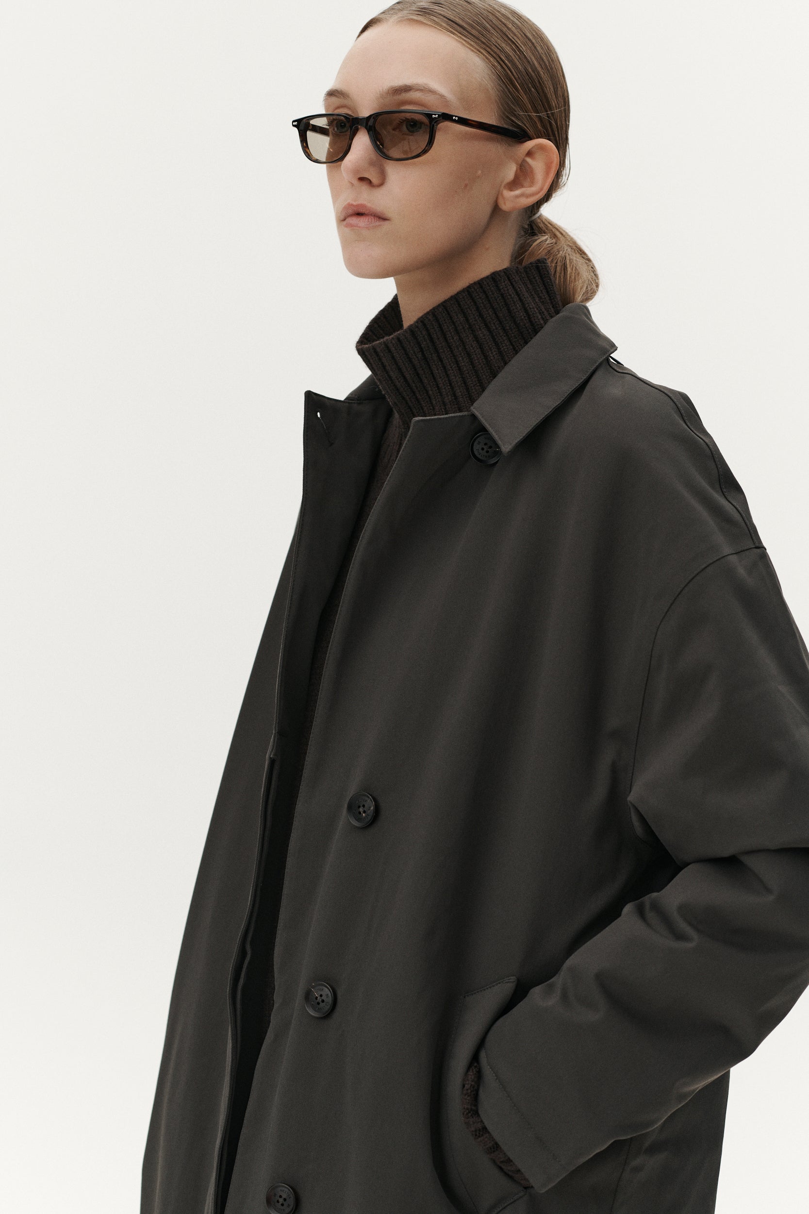 JANICE B LONG NIN SPIN AW25 FADED COFFEE