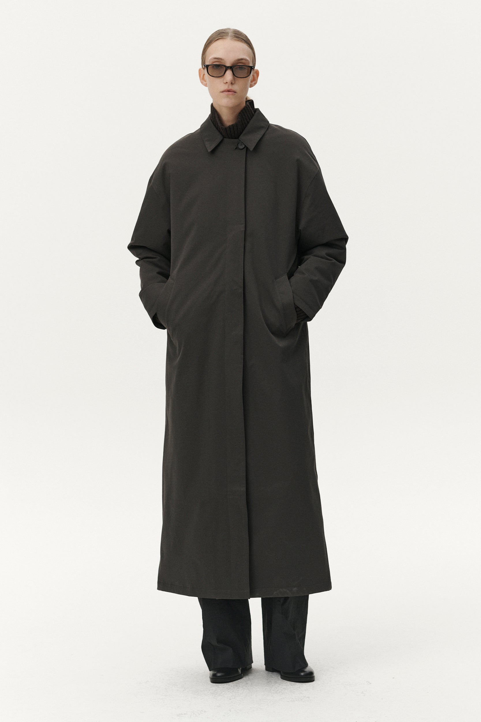 JANICE B LONG NIN SPIN AW25 FADED COFFEE