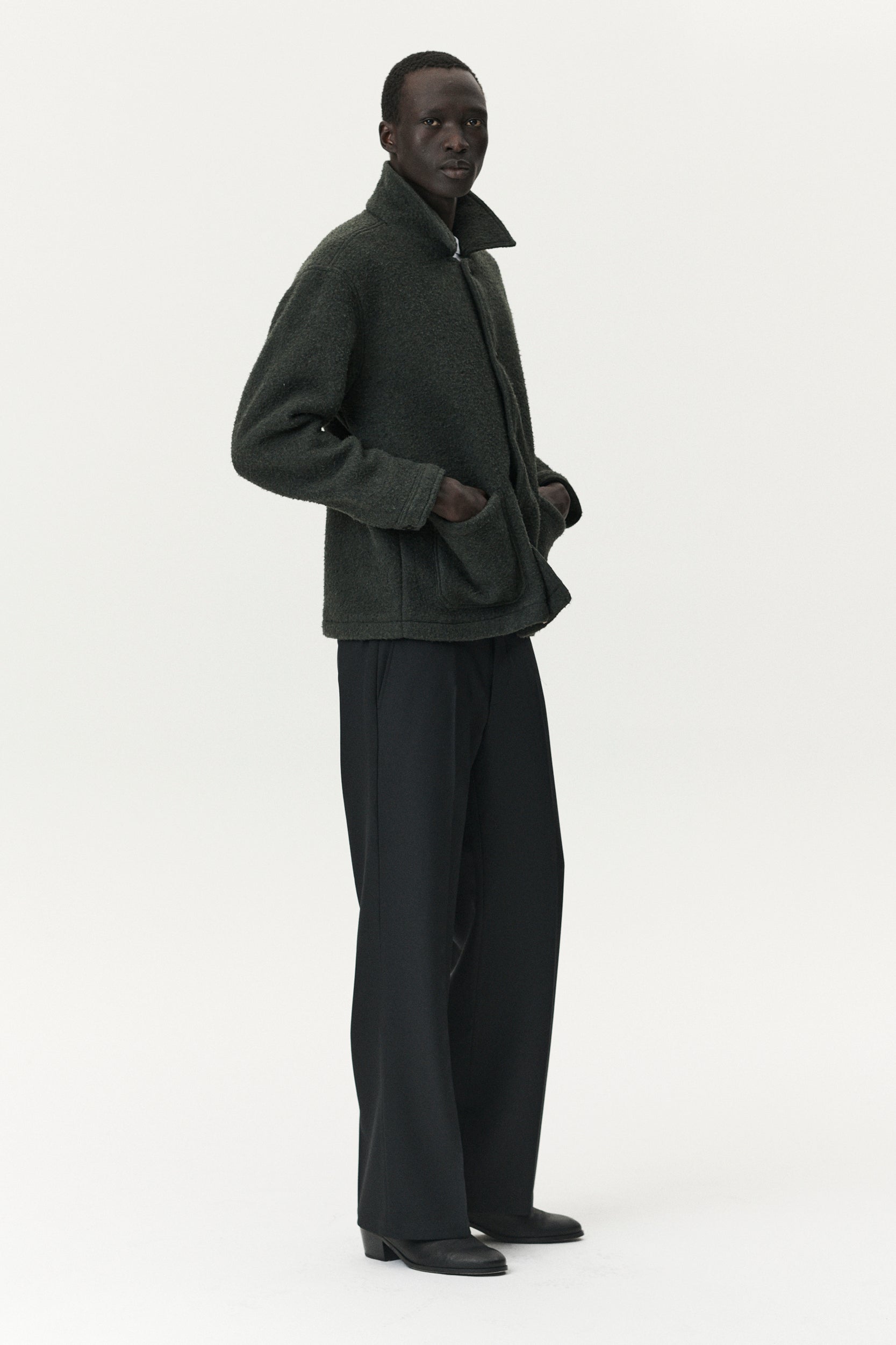 O SHIRT BOILED AW25 GREEN
