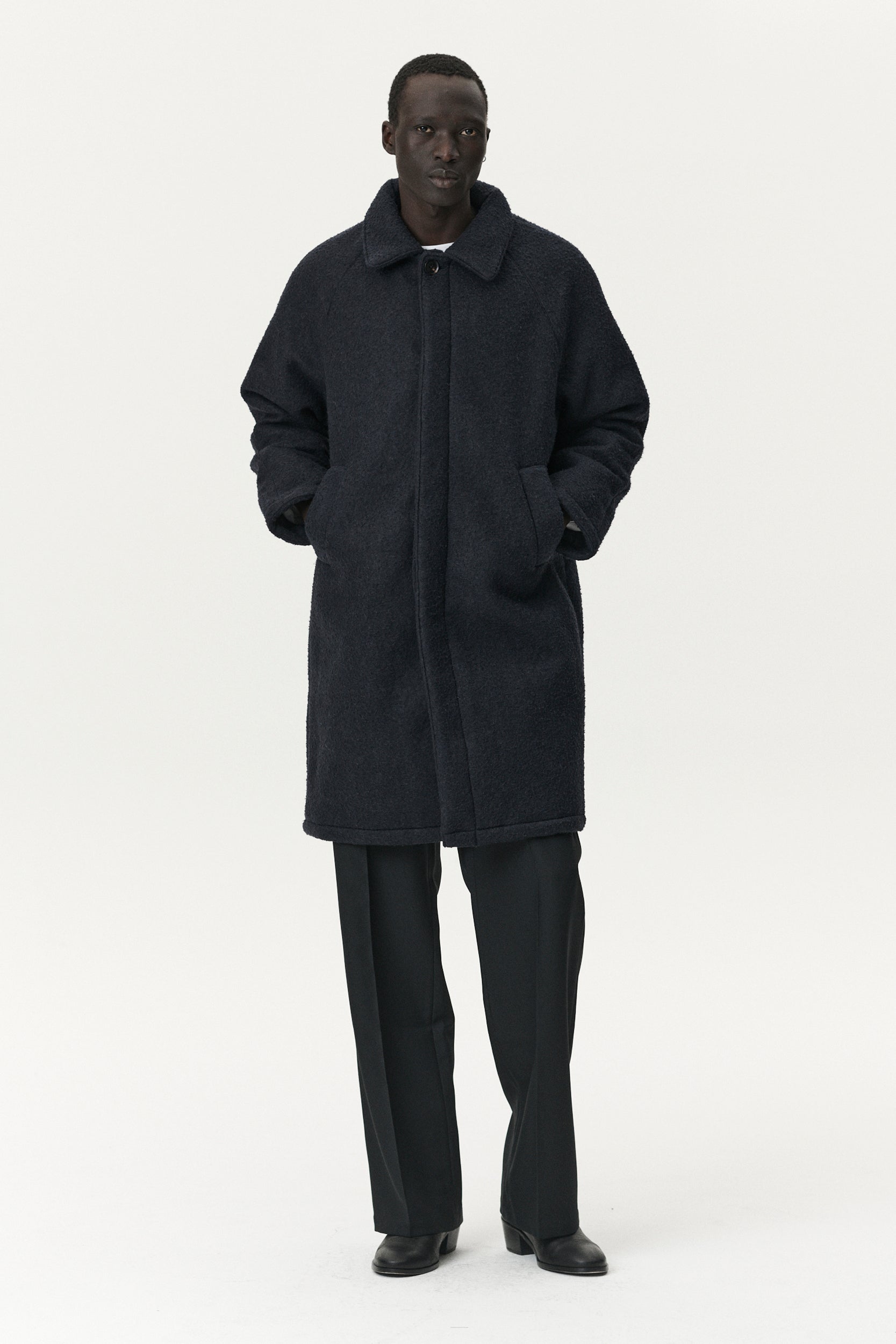 JOBA CARCOAT BOILED AW25 NAVY