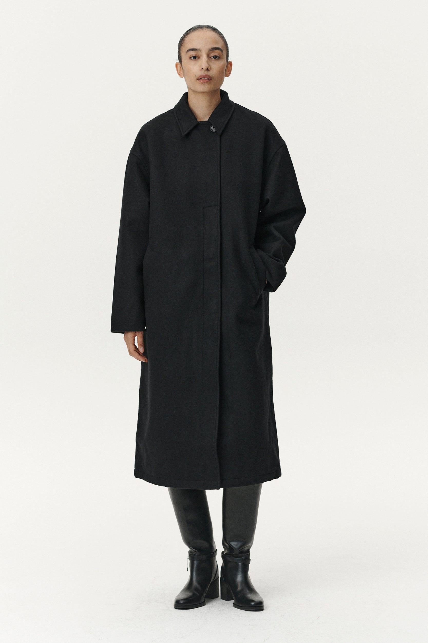 JANICE B TECHWOOL AW25 BLACK