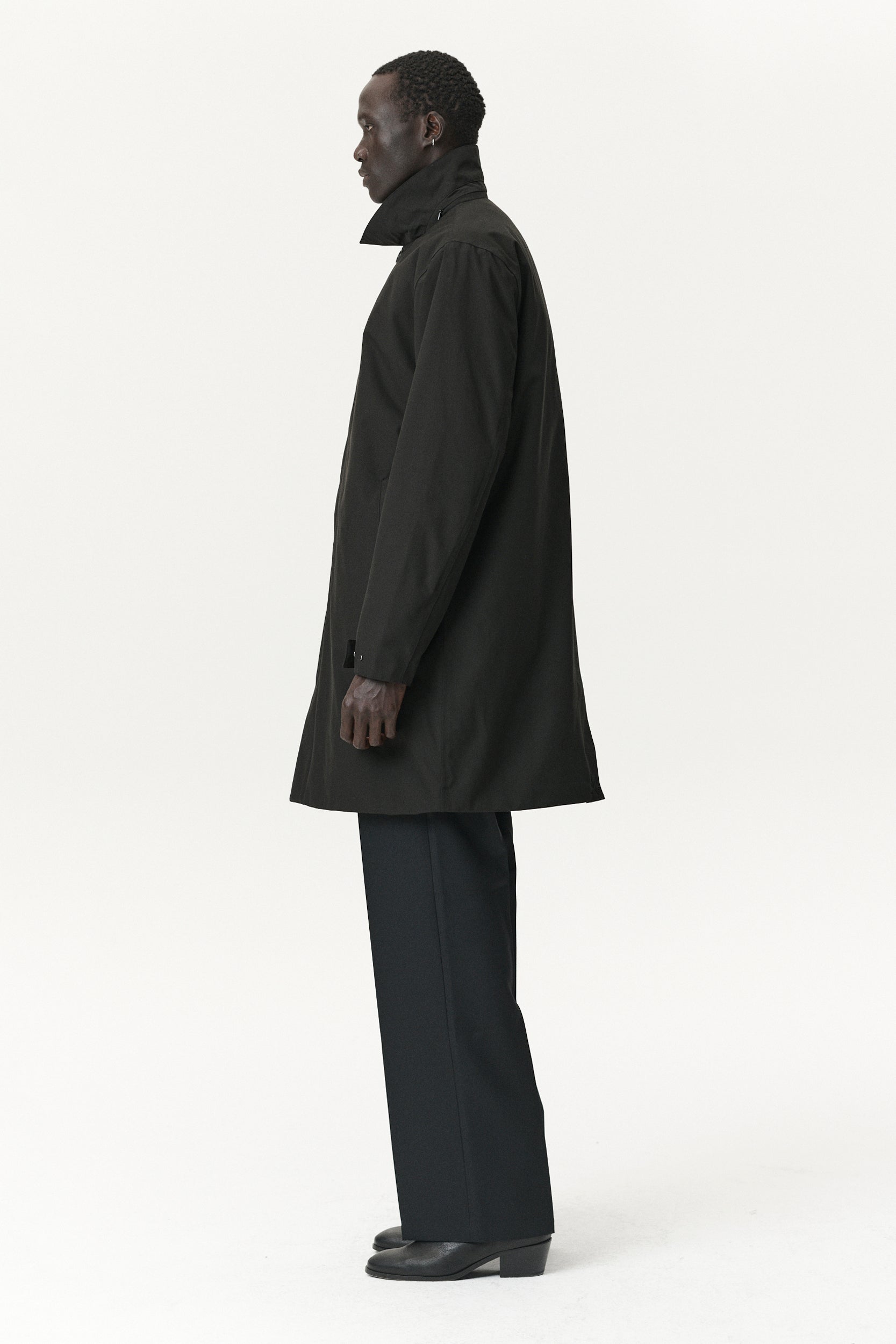 LONG DONG POLYRAYON WOOL LOOK AW25 BLACK