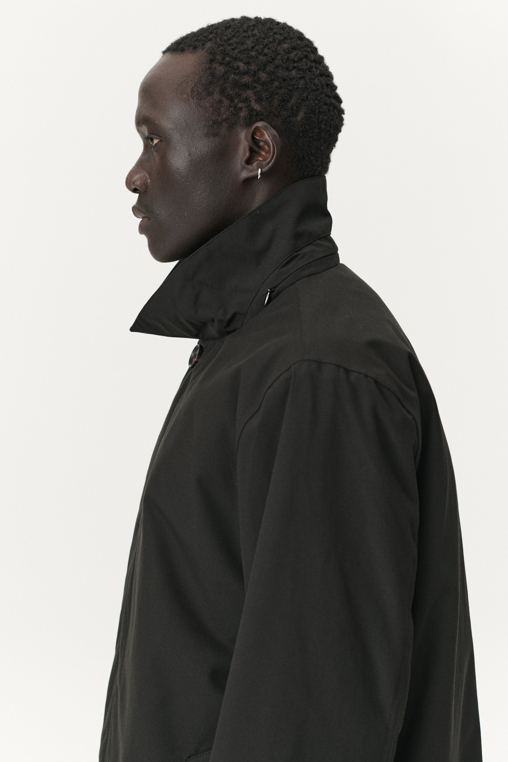 LONG DONG POLYRAYON WOOL LOOK AW25 BLACK