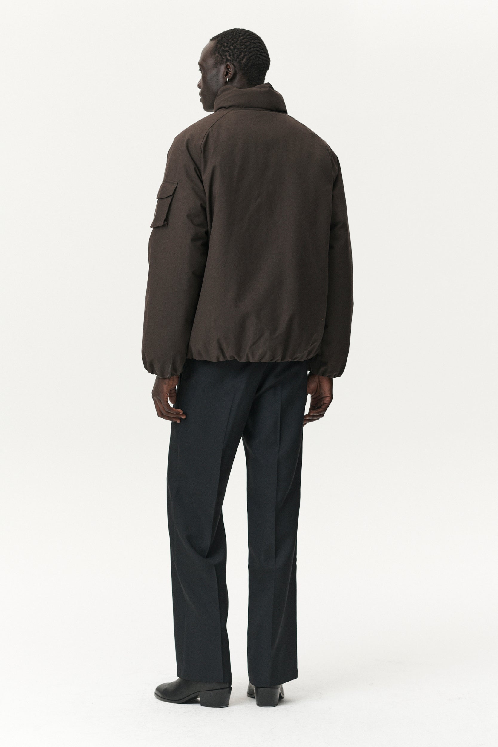 SHORT TRACKER POLY RAYON AW25 CHESTNUT