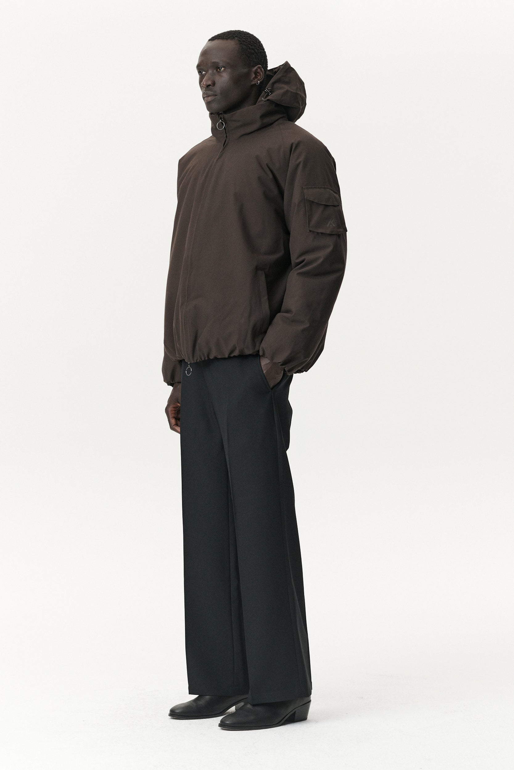 SHORT TRACKER POLY RAYON AW25 CHESTNUT