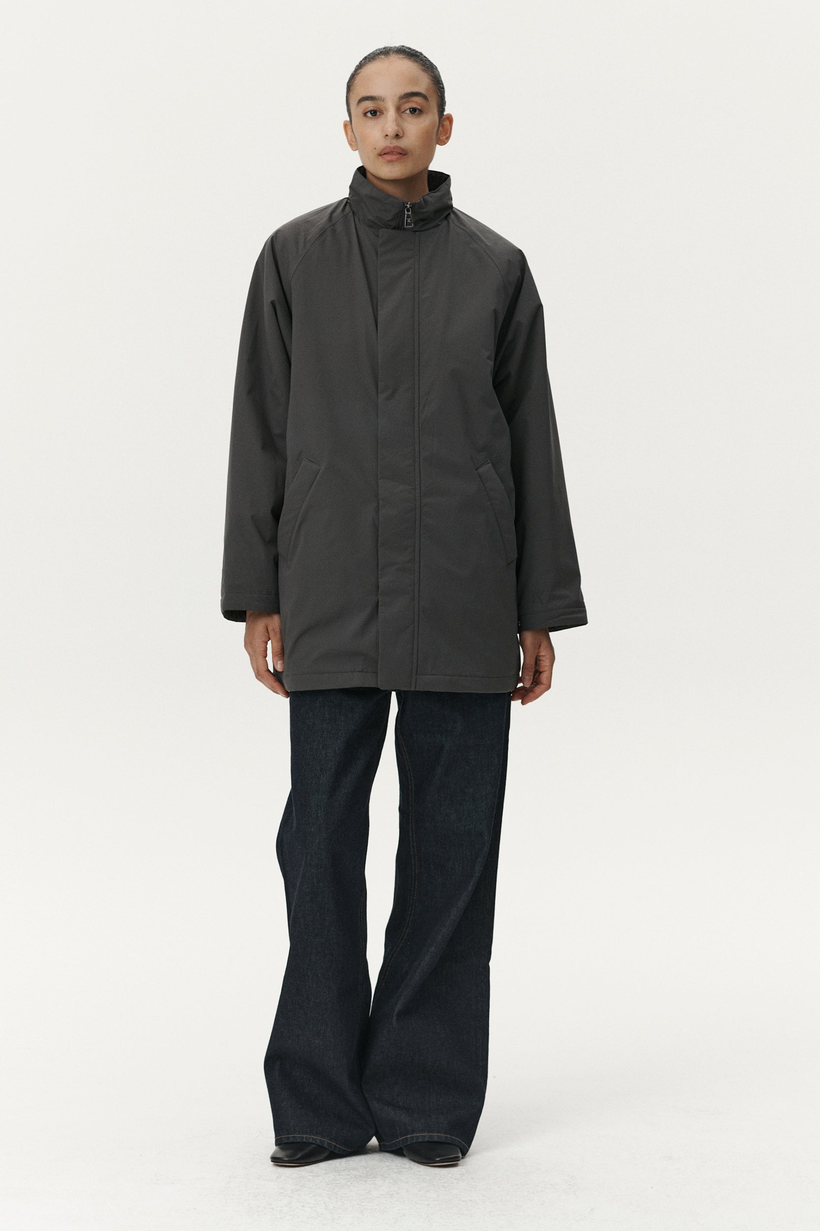 MILLY TERRY RIB AW25 MUDDY GREY