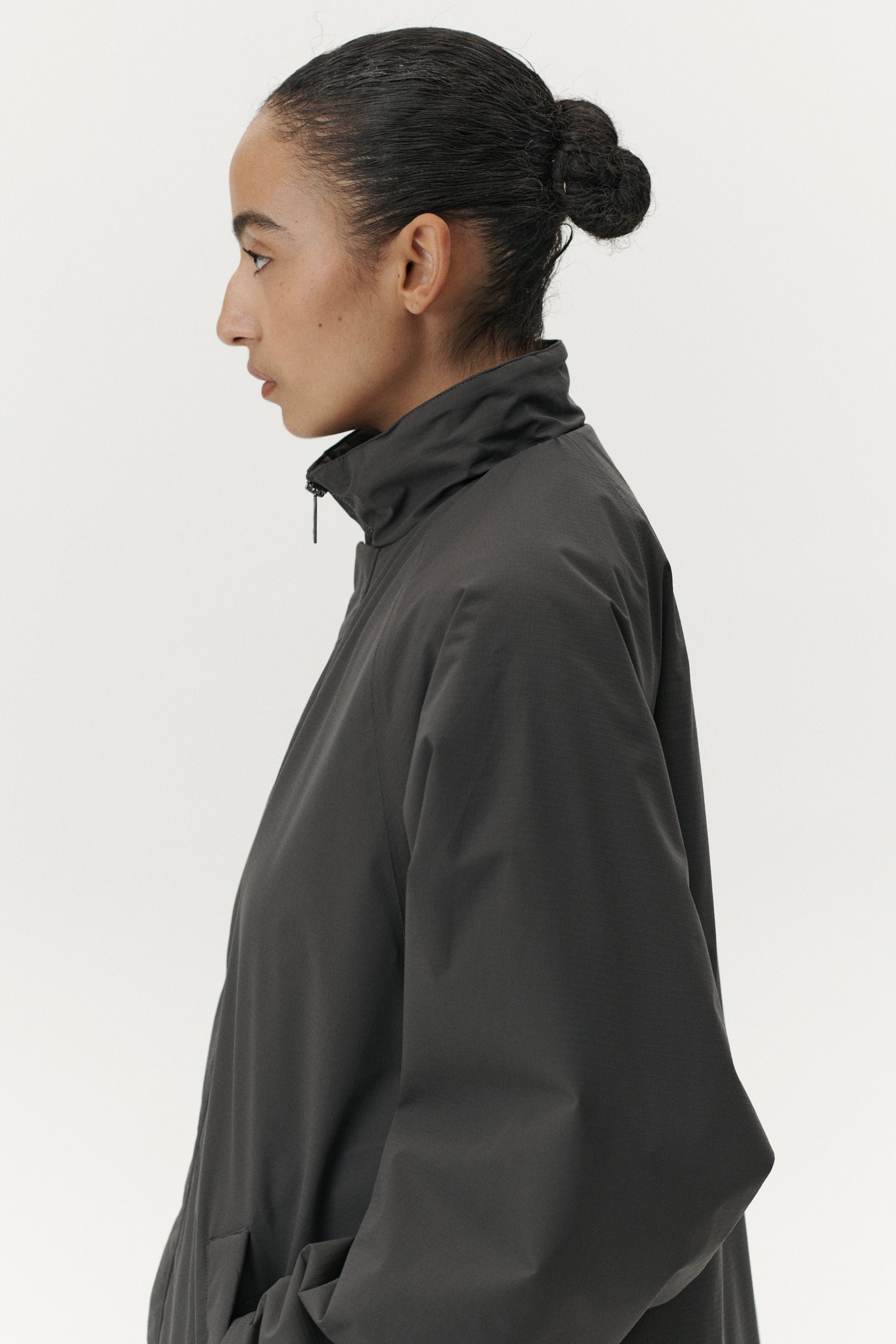MILLY TERRY RIB AW25 MUDDY GREY