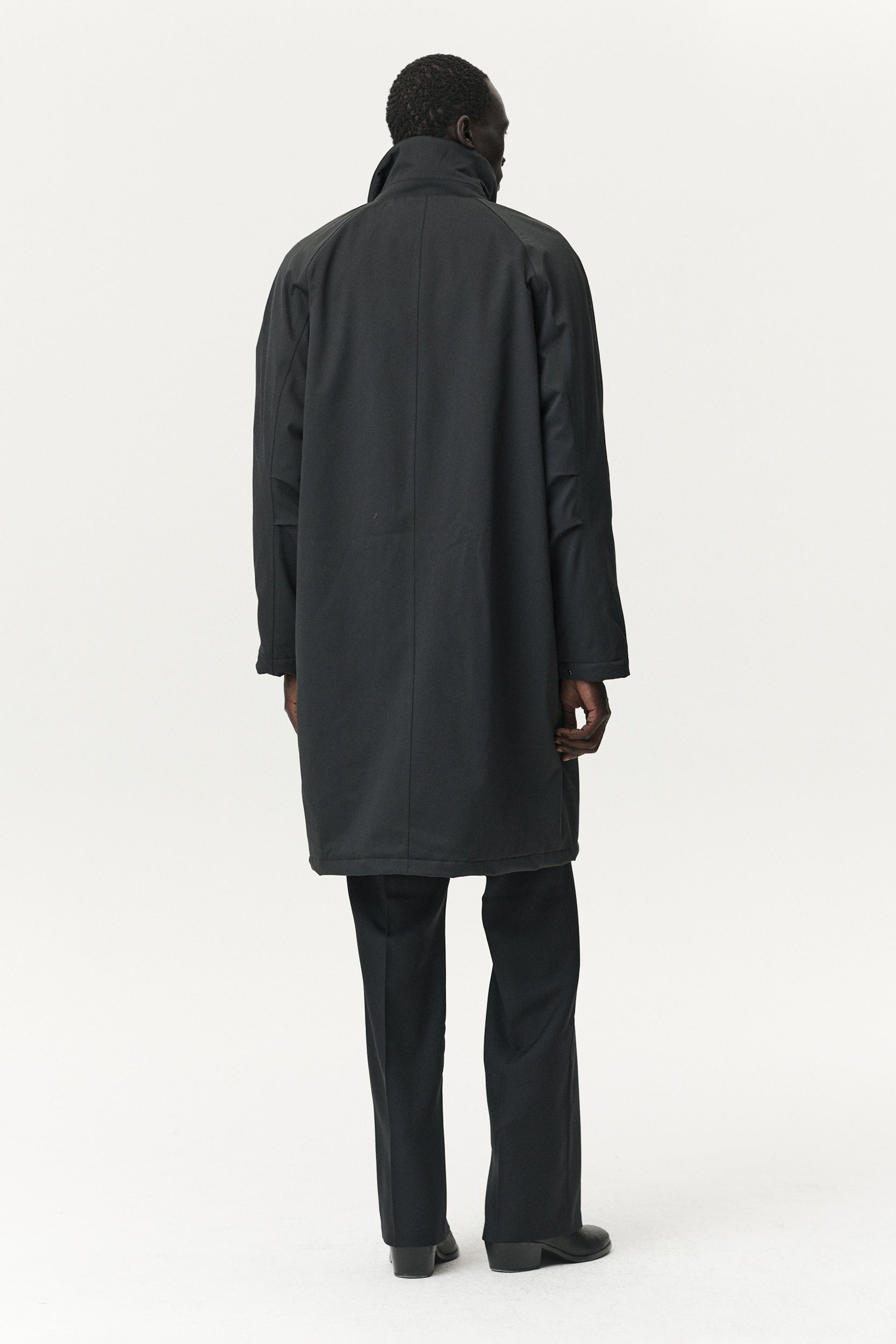 JOBA CARCOAT NIN SPIN AW25 WASHED BLACK