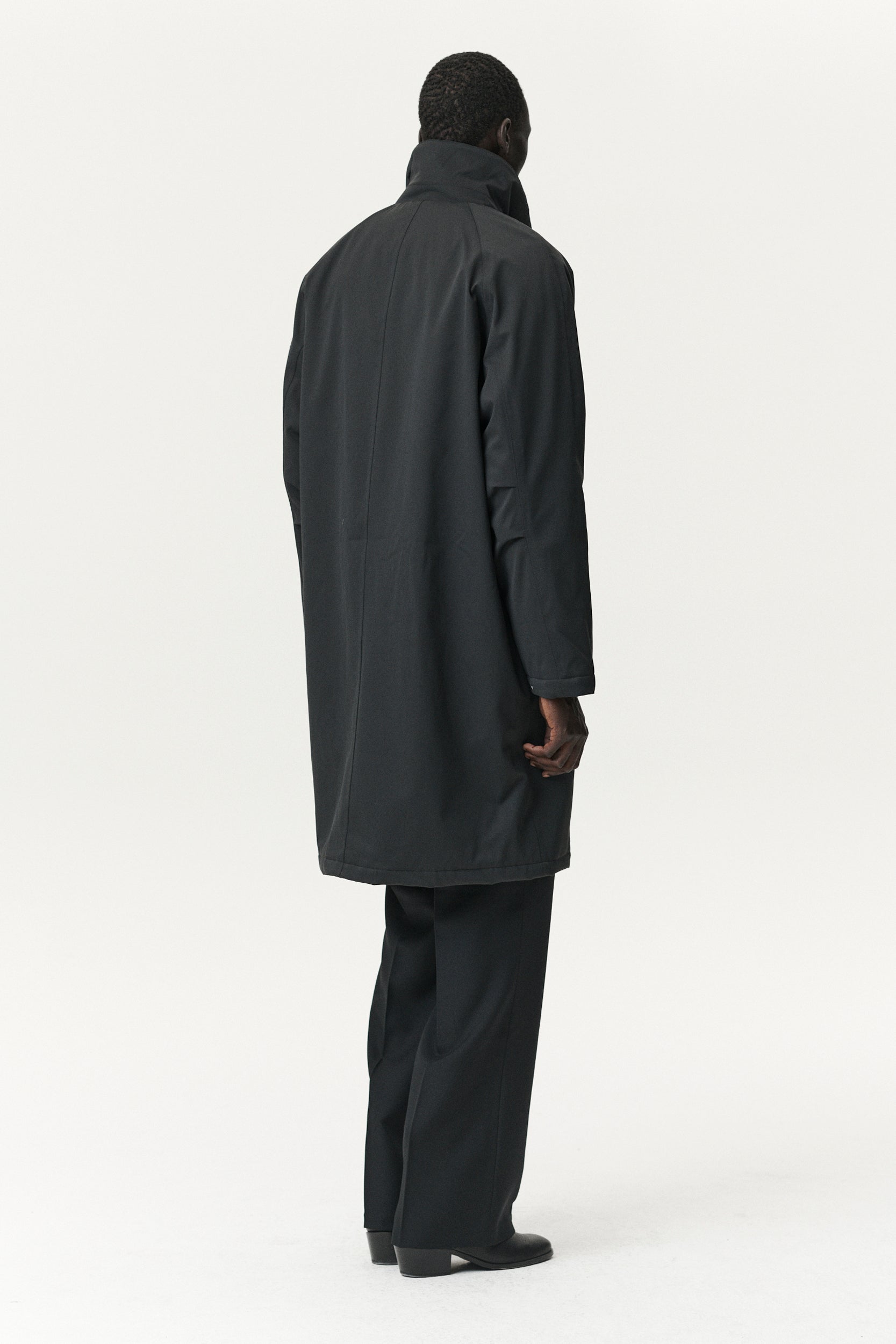 JOBA CARCOAT NIN SPIN AW25 WASHED BLACK