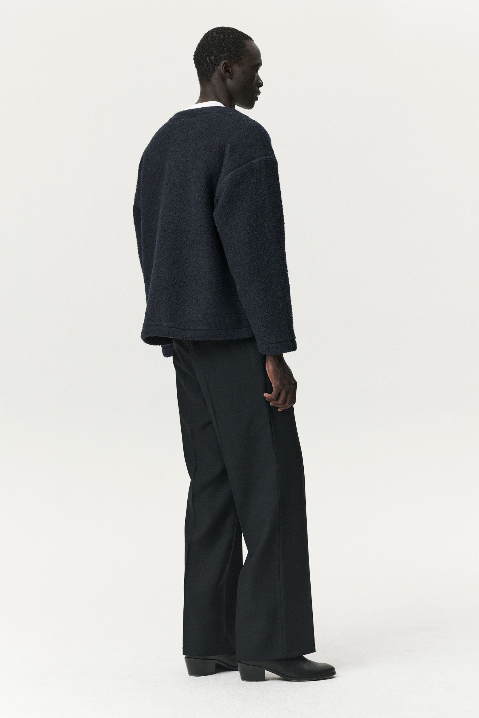 CARDI BOILED BONDED AW25 NAVY MENS