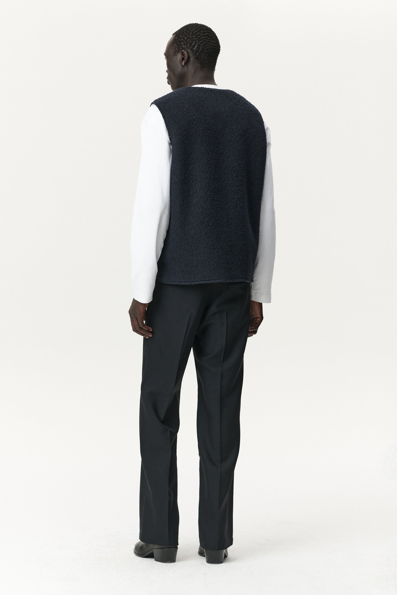 G-LAIT BONDED FLEECE BOILED AW25 NAVY