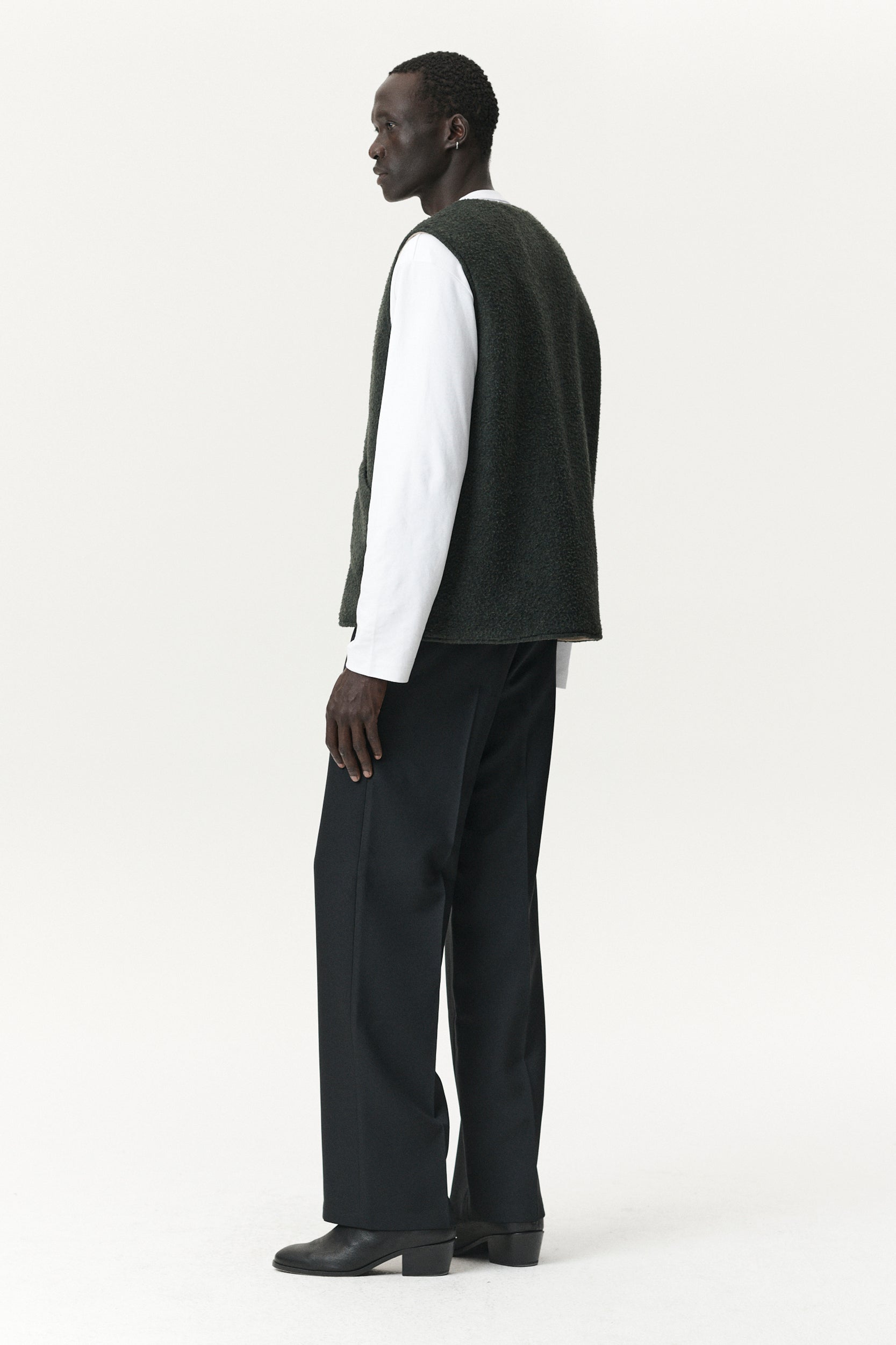 G-LAIT BONDED FLEECE BOILED AW25 GREEN