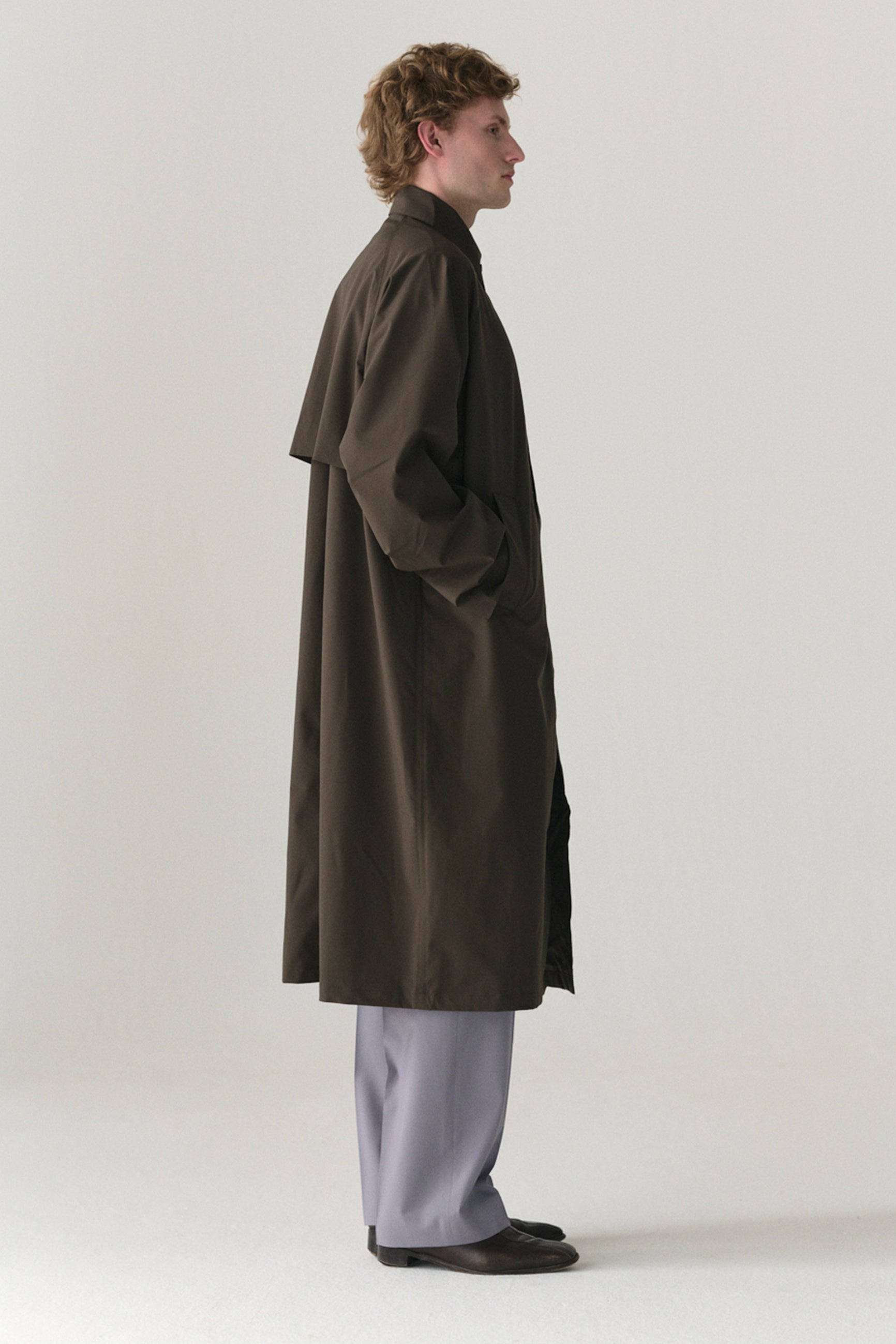 LONG COACH GN SS25 CHOCOLATE MENS