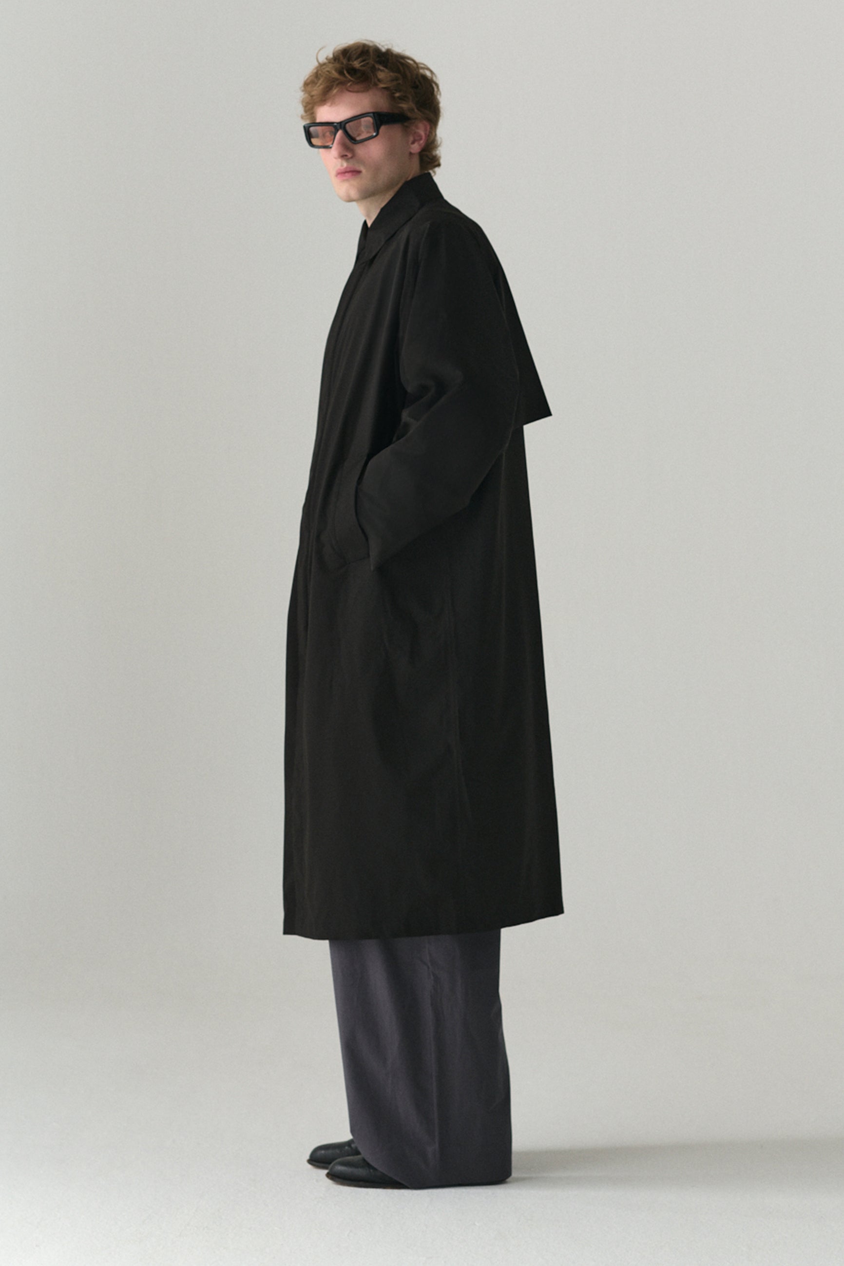LONG COACH GN SS25 BLACK MENS