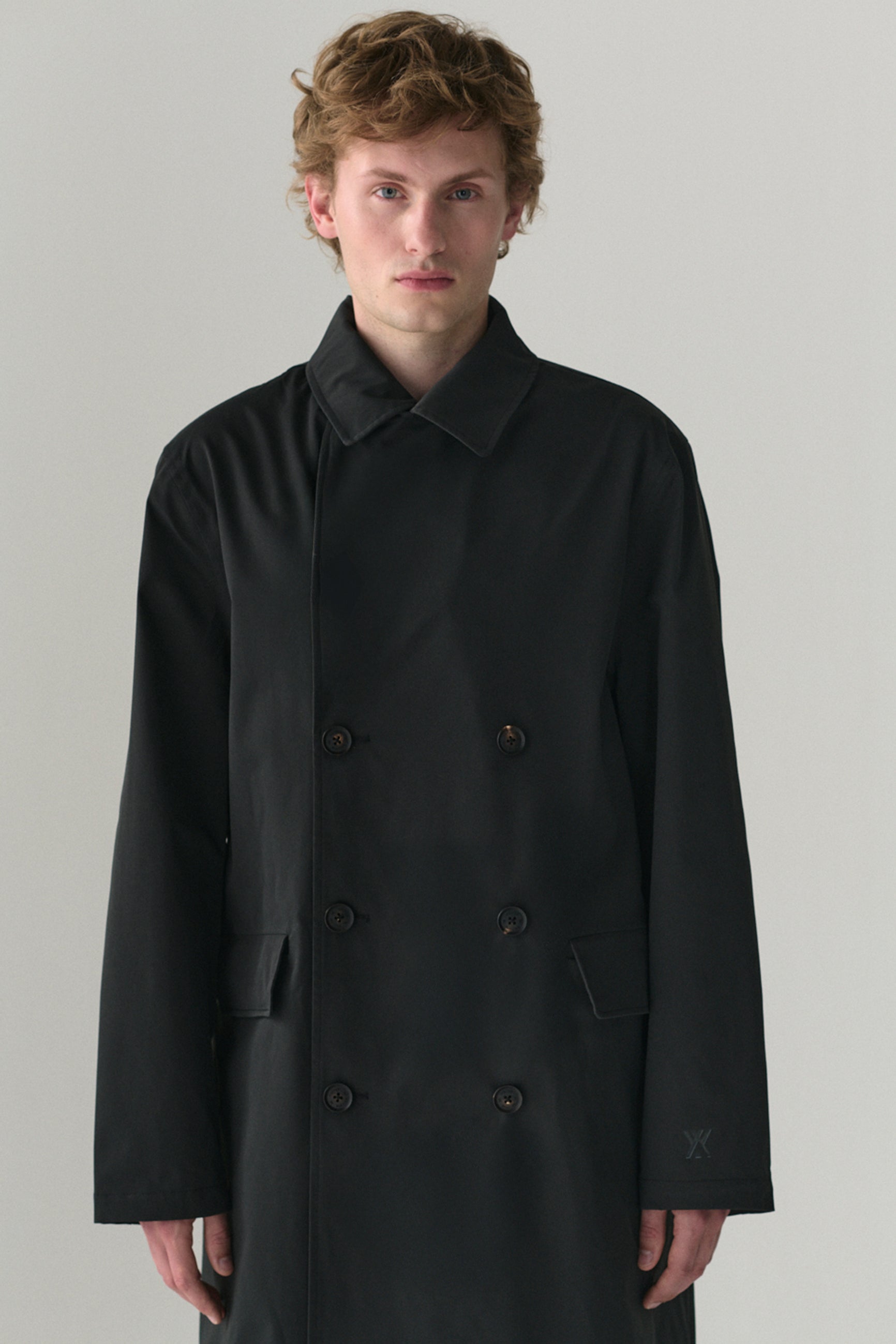 SHUVA C STRETCH TWILL SS25 WASHED BLACK