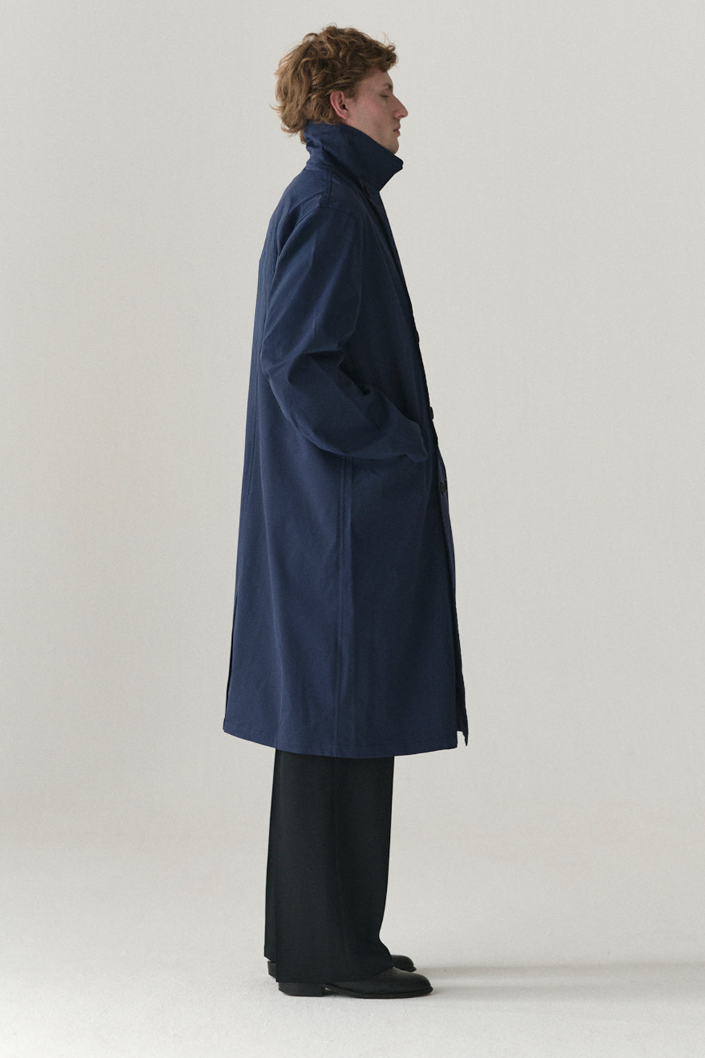 SHUVA C STRETCH TWILL SS25 NAVY