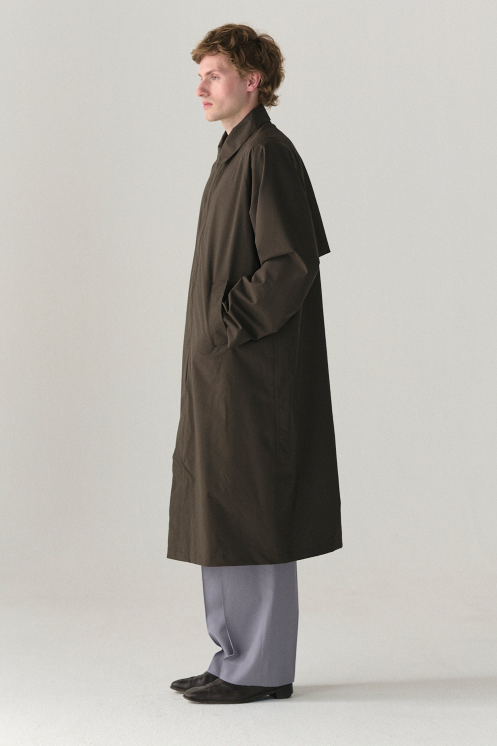 LONG COACH GN SS25 CHOCOLATE MENS