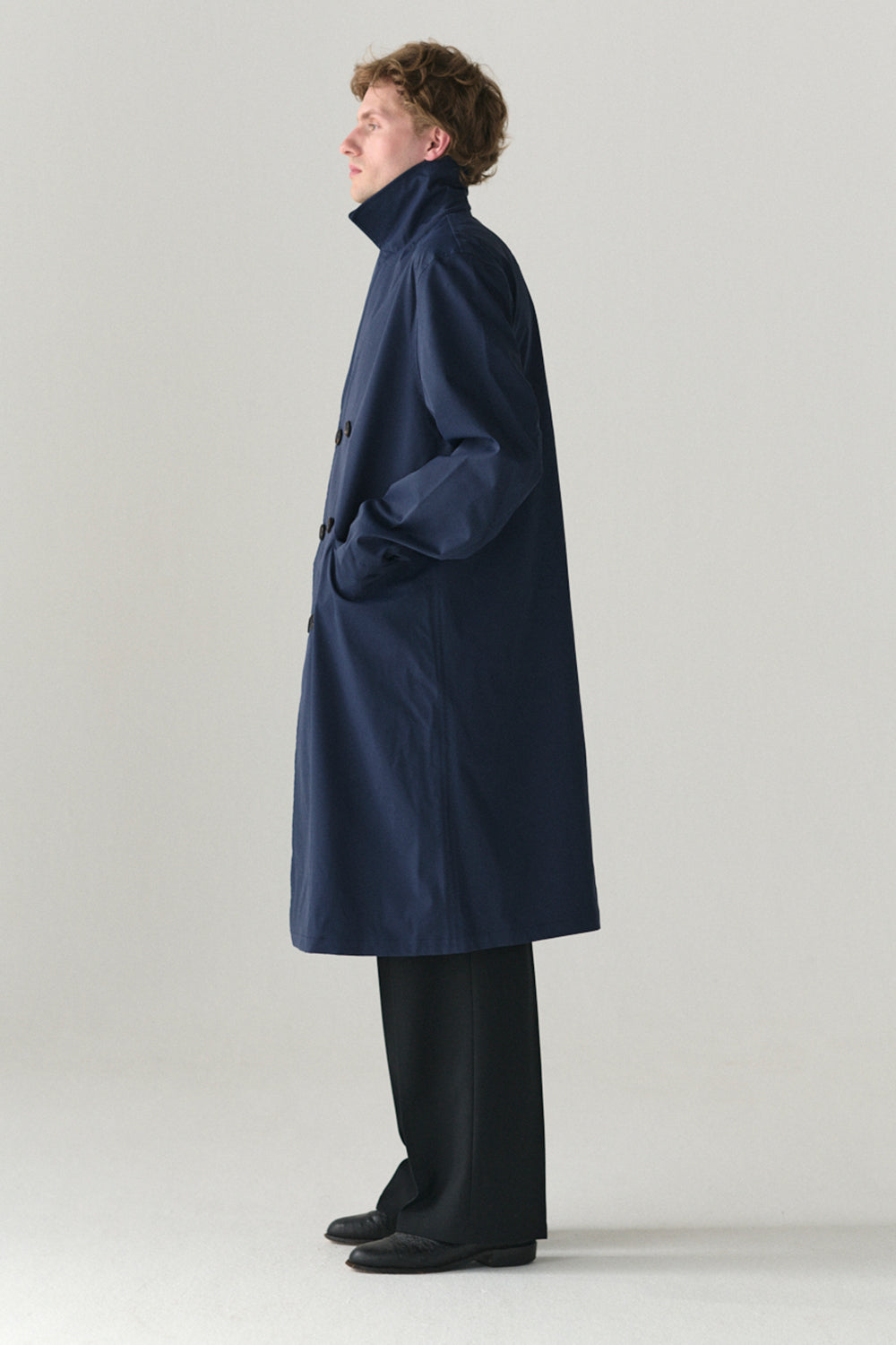 SHUVA C STRETCH TWILL SS25 NAVY