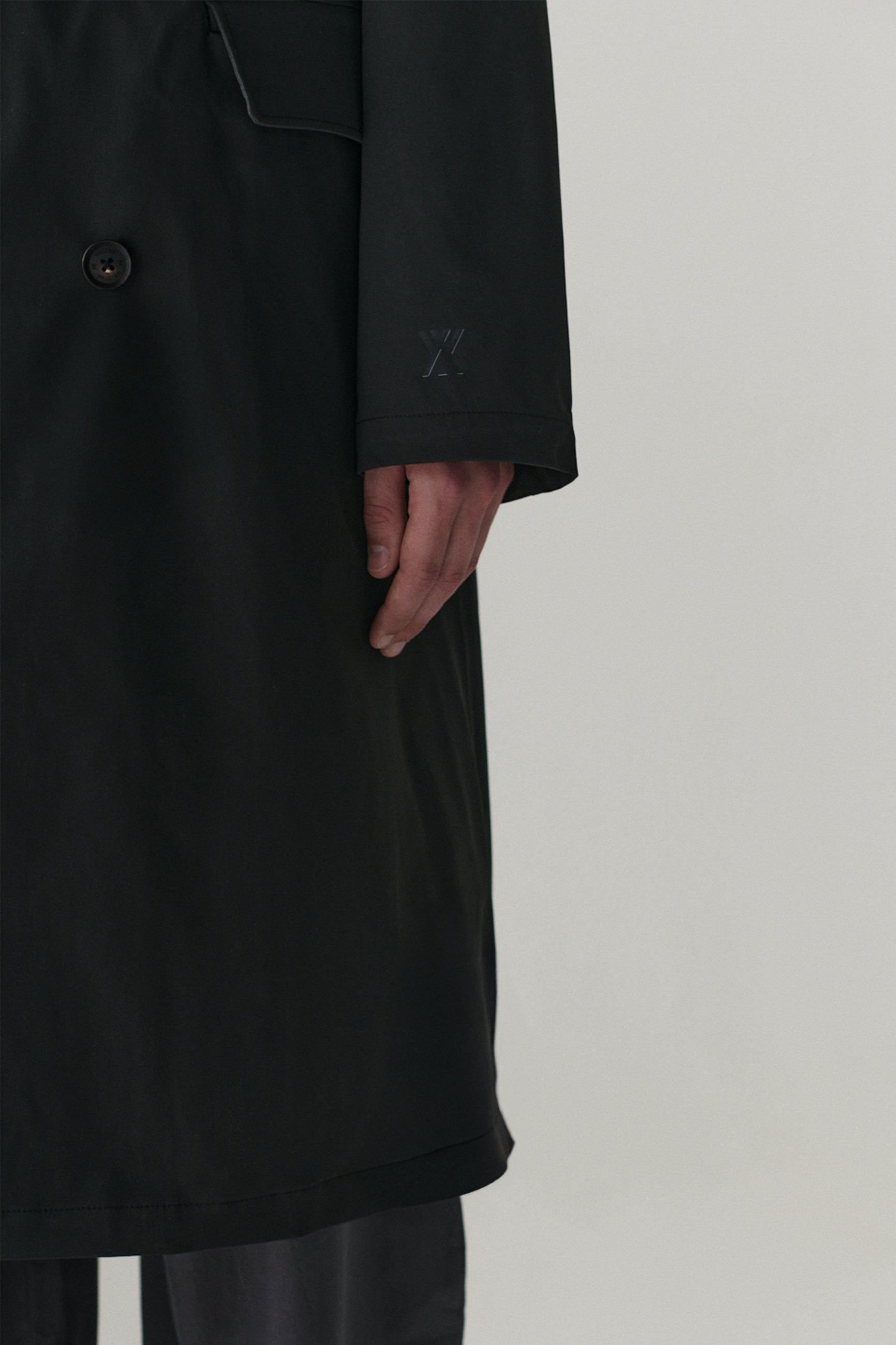 SHUVA C STRETCH TWILL SS25 WASHED BLACK
