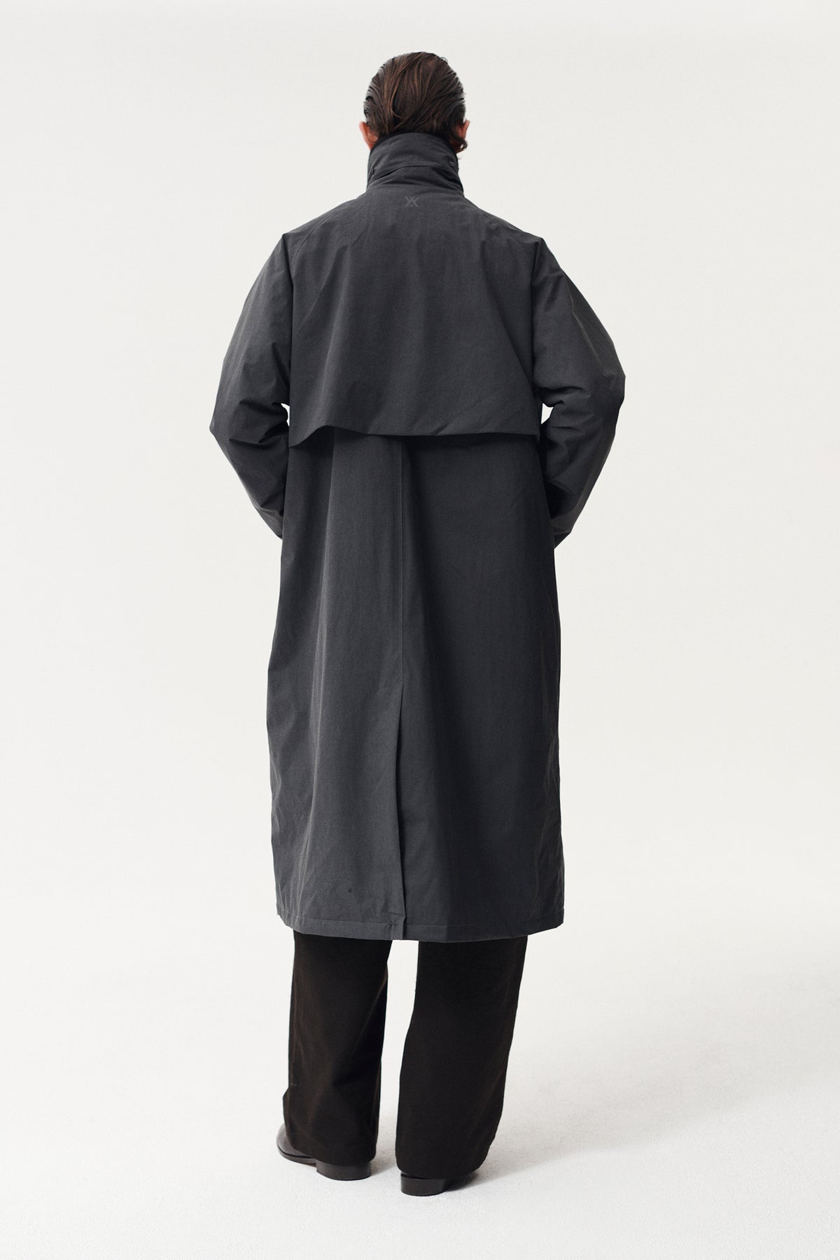 LONG COACH WASHED AW26 WASHED BLACK