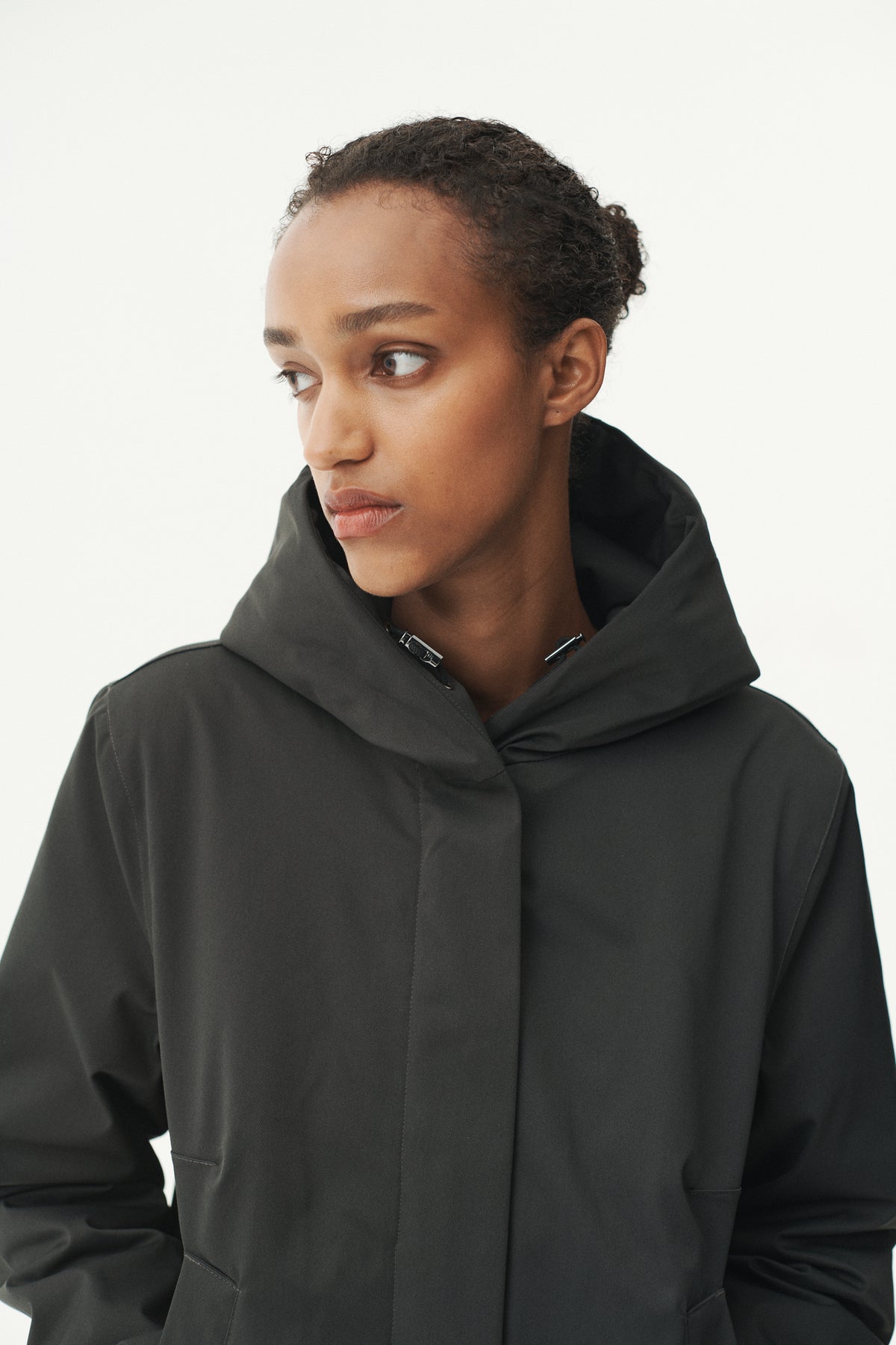 NOT SO LONG TUBE NIN SPIN TWILL AW26 WASHED BLACK