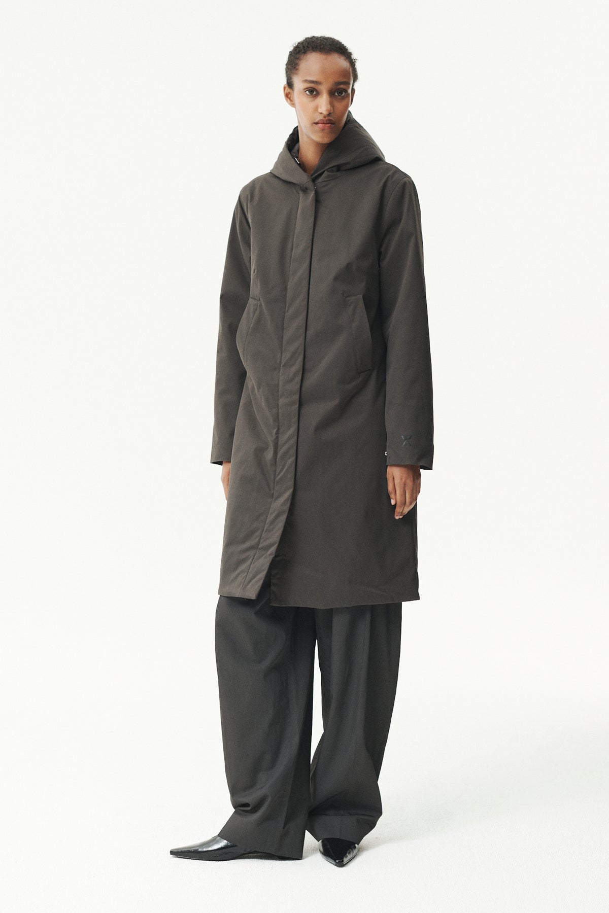 NOT SO LONG TUBE NIN SPIN TWILL AW26 FADED COFFEE