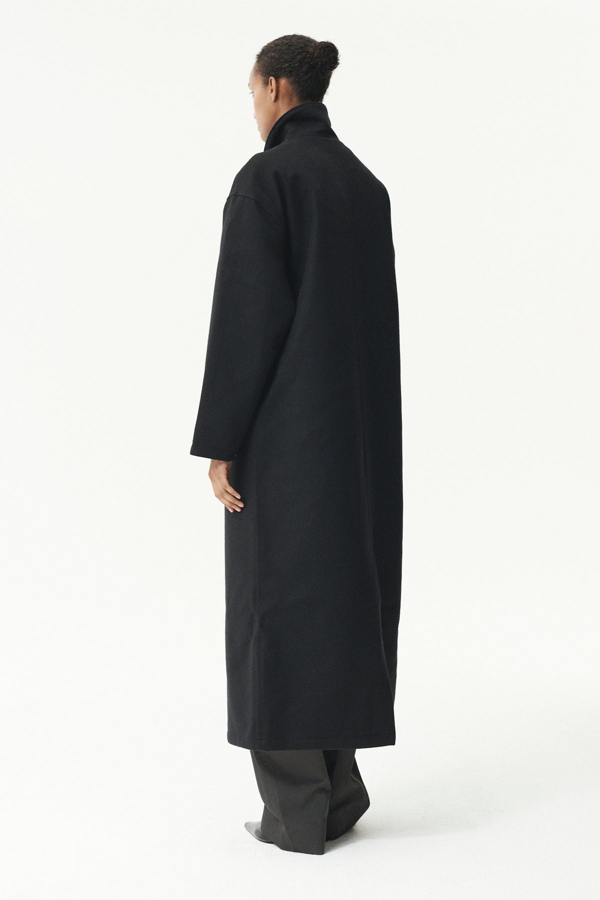JANICE B LONG TECHWOOL AW26 BLACK
