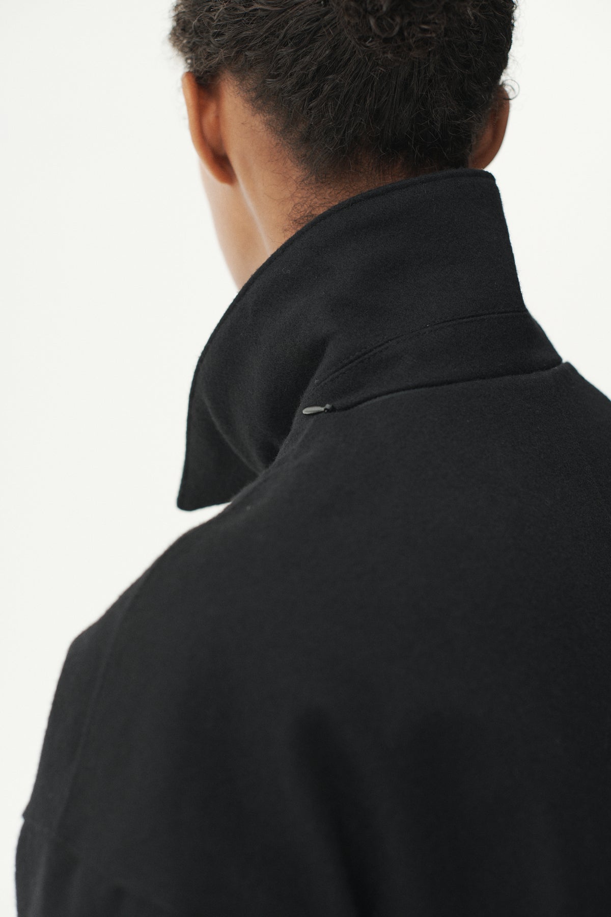 JANICE B LONG TECHWOOL AW26 BLACK