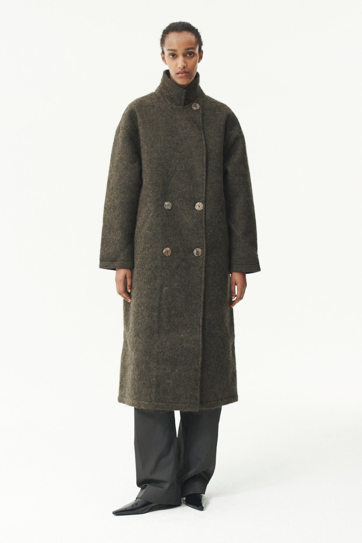 BB OVERCOAT AW26 GREEN
